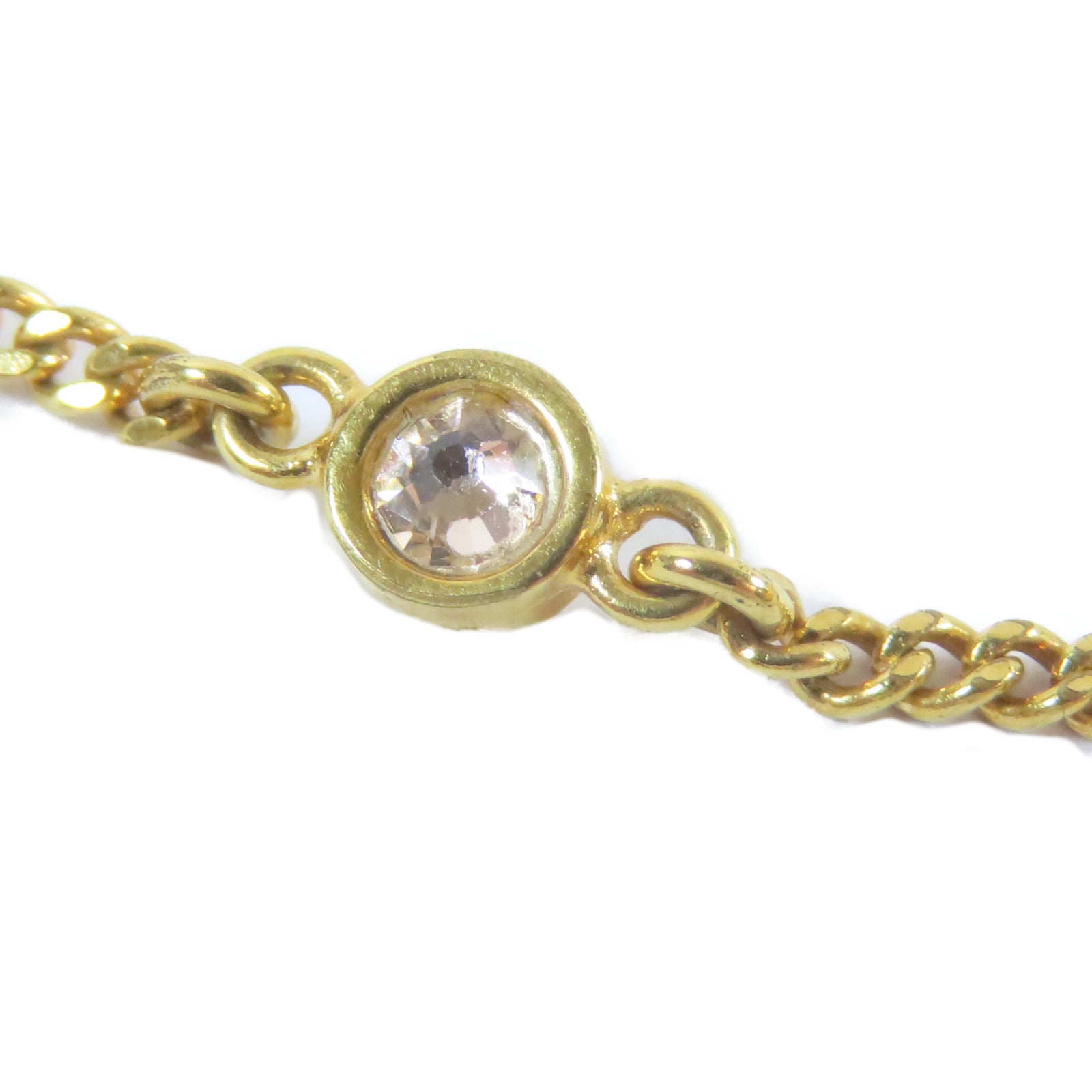 Dior 金屬Bracelet手鏈金色#17.5cm