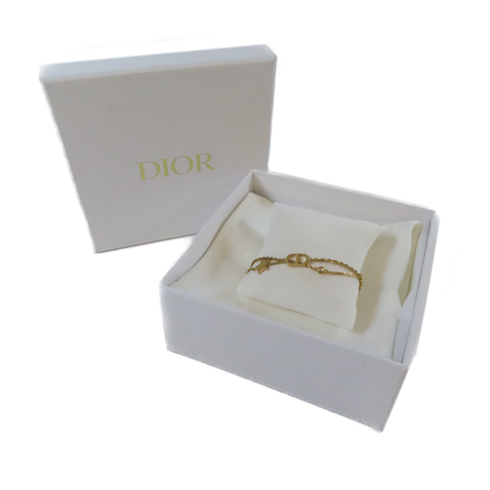 Dior 金屬Bracelet手鏈金色#17.5cm