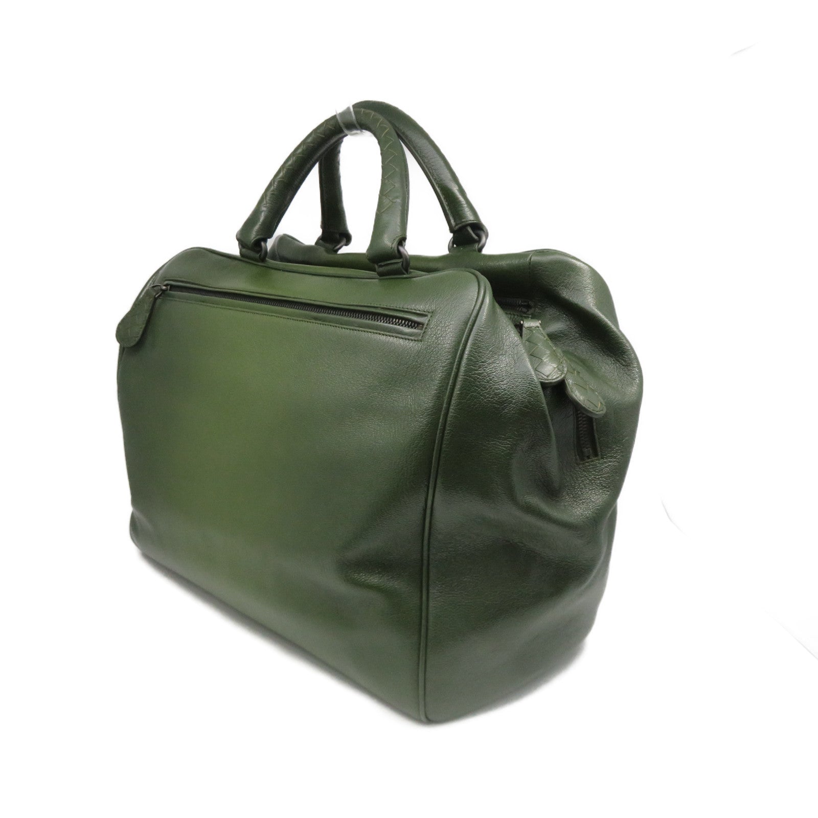 BOTTEGA VENETA 山羊皮革Hand Bag手挽袋綠色