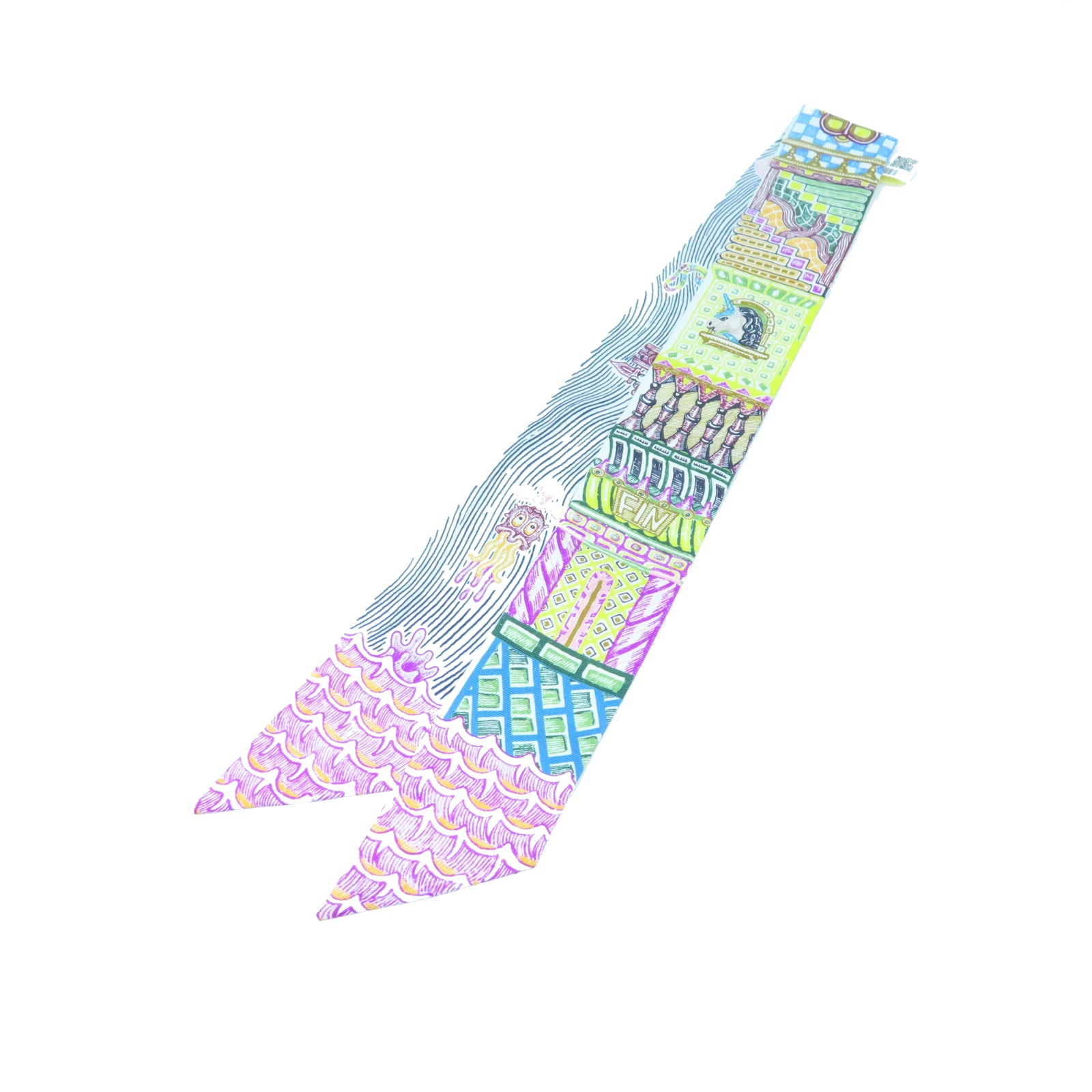HERMES 絲質Twilly絲巾多色