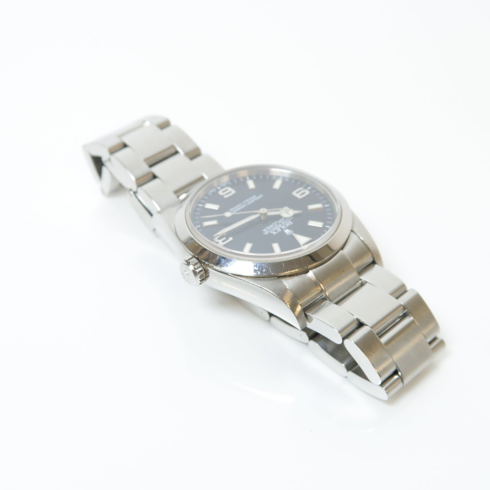 ROLEX Explorer不鏽鋼手錶自動機芯黑色
