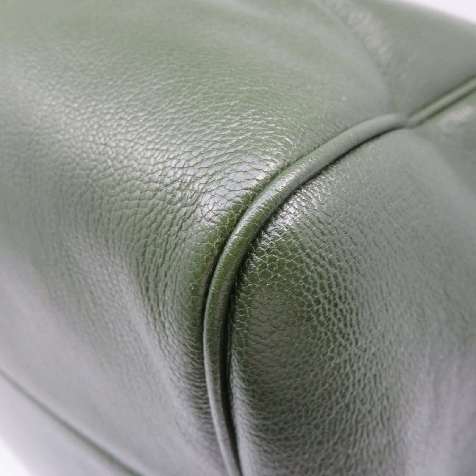 BOTTEGA VENETA 山羊皮革Hand Bag手挽袋綠色