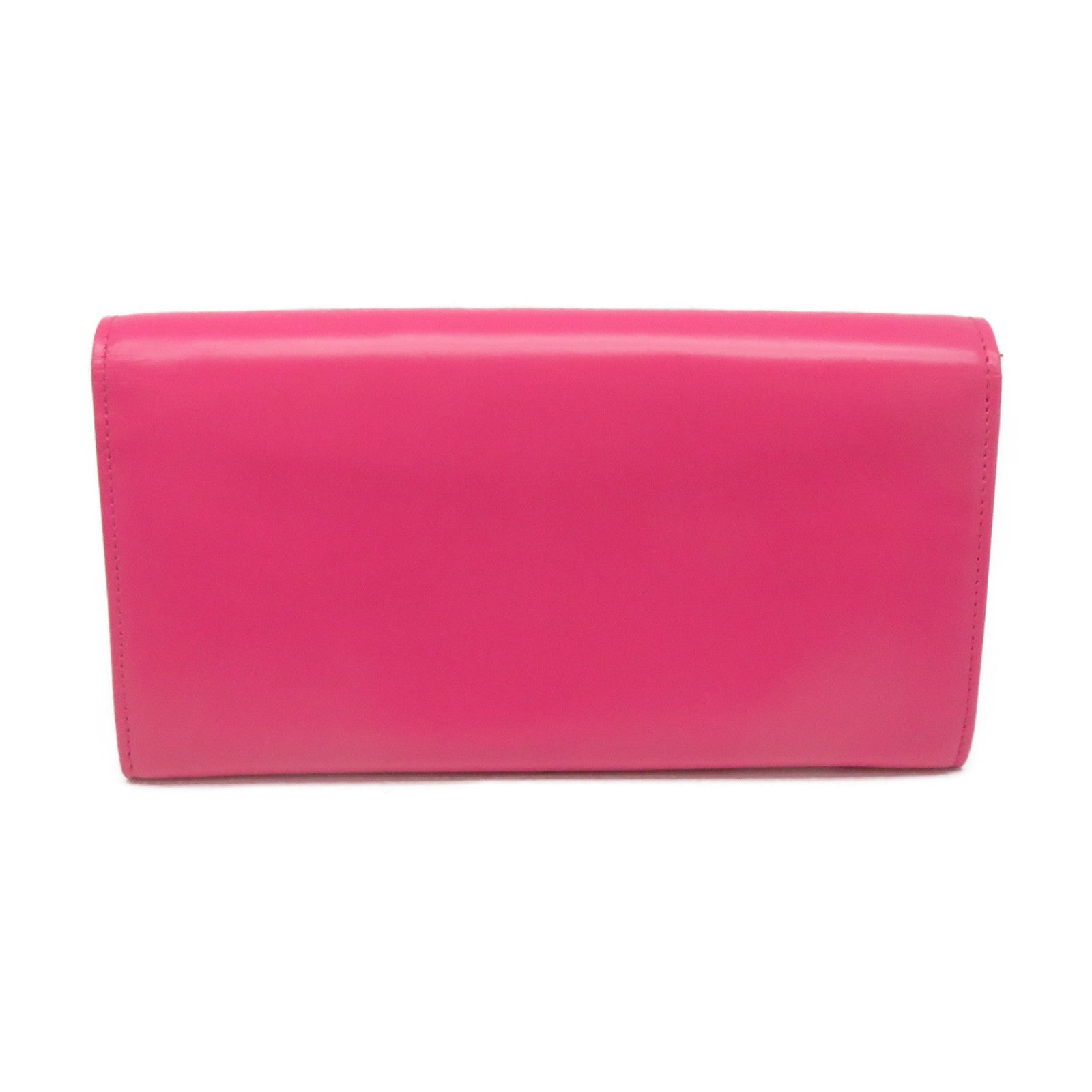 SAINT LAURENT 牛皮皮革Long Wallet长钱包粉红色