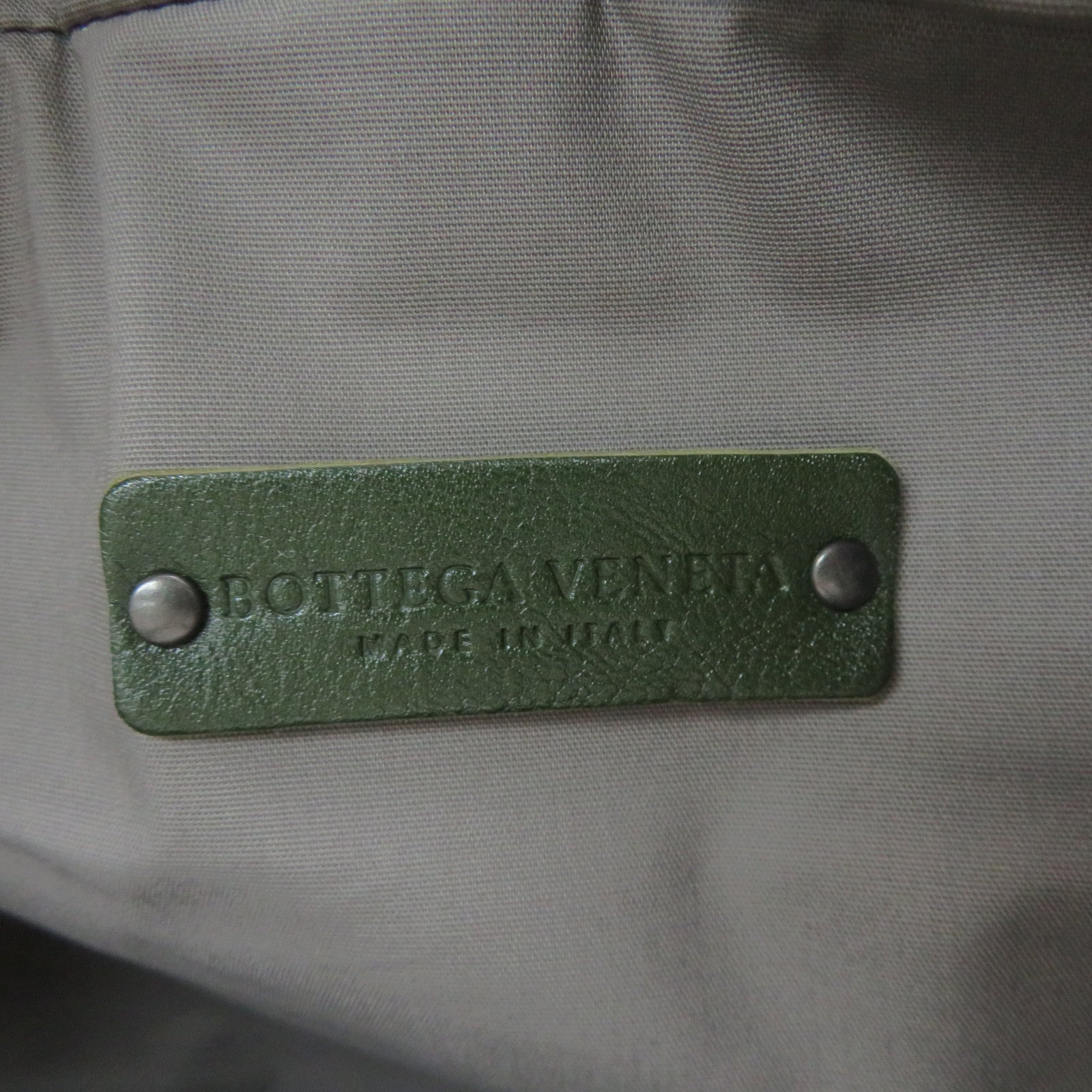 BOTTEGA VENETA 山羊皮革Hand Bag手挽袋綠色