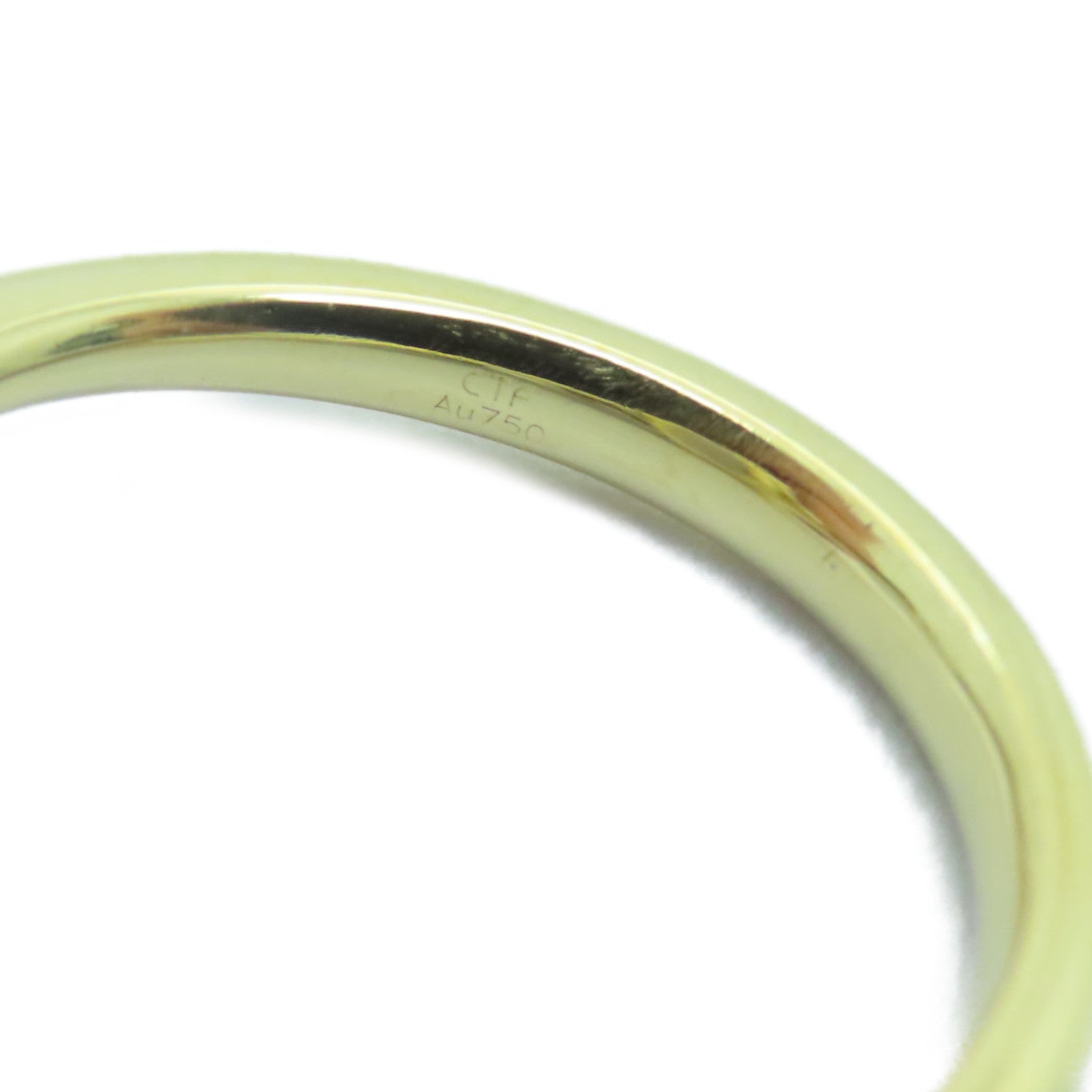 JEWELRY 【激减优惠】18K黄金Jade Ring 1.96ct翡翠/0.047ct钻石戒指#10.5
