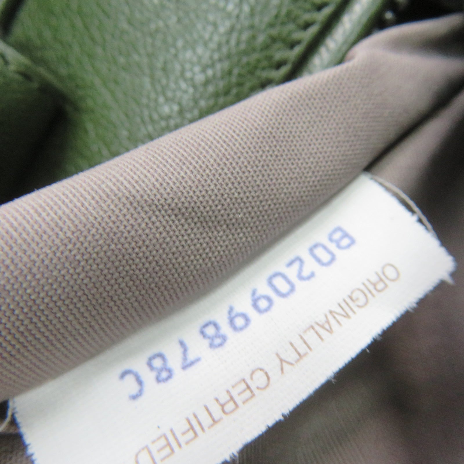 BOTTEGA VENETA 山羊皮革Hand Bag手挽袋綠色