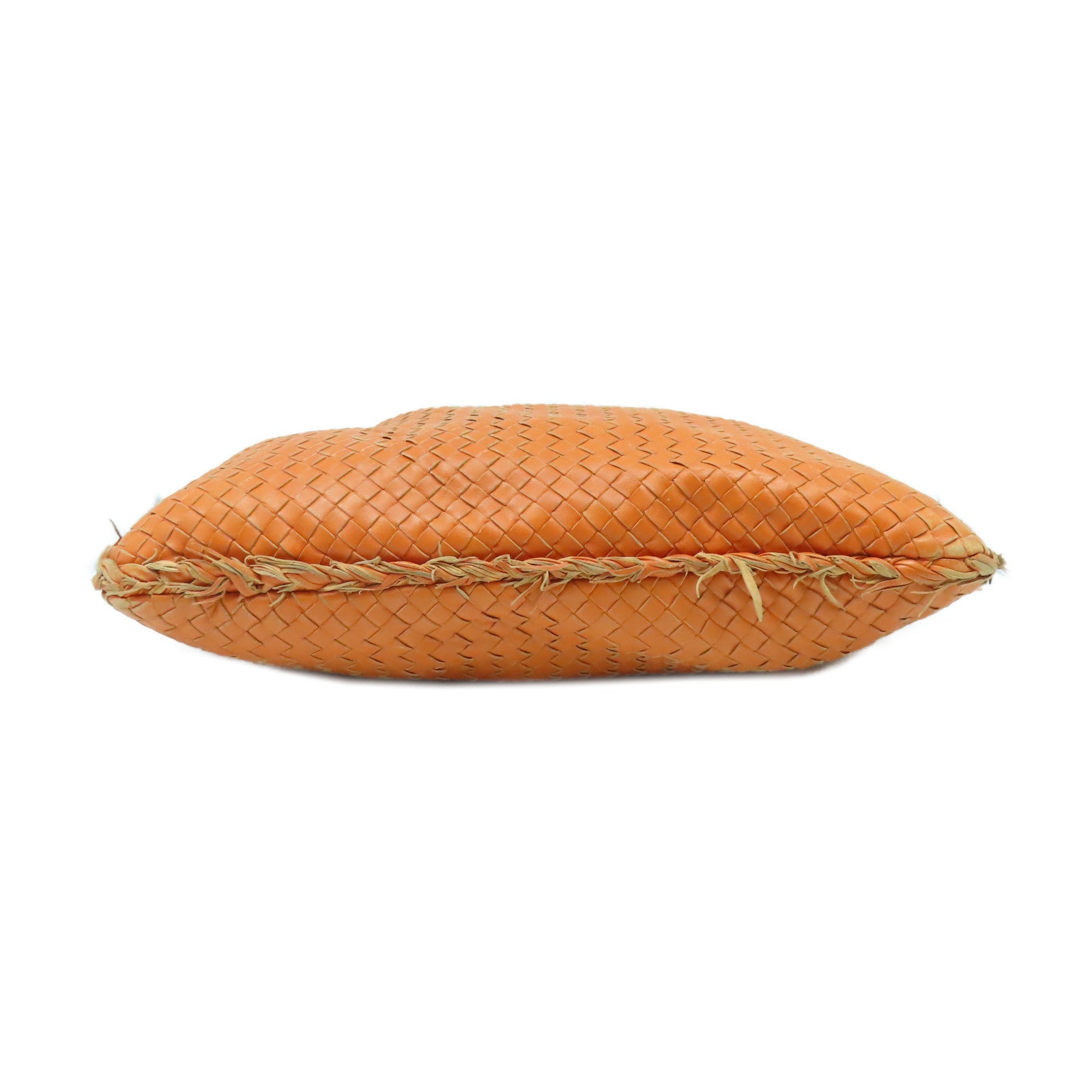 BOTTEGA VENETA 羊皮皮革Shoulder Bag銀扣肩背袋橙色