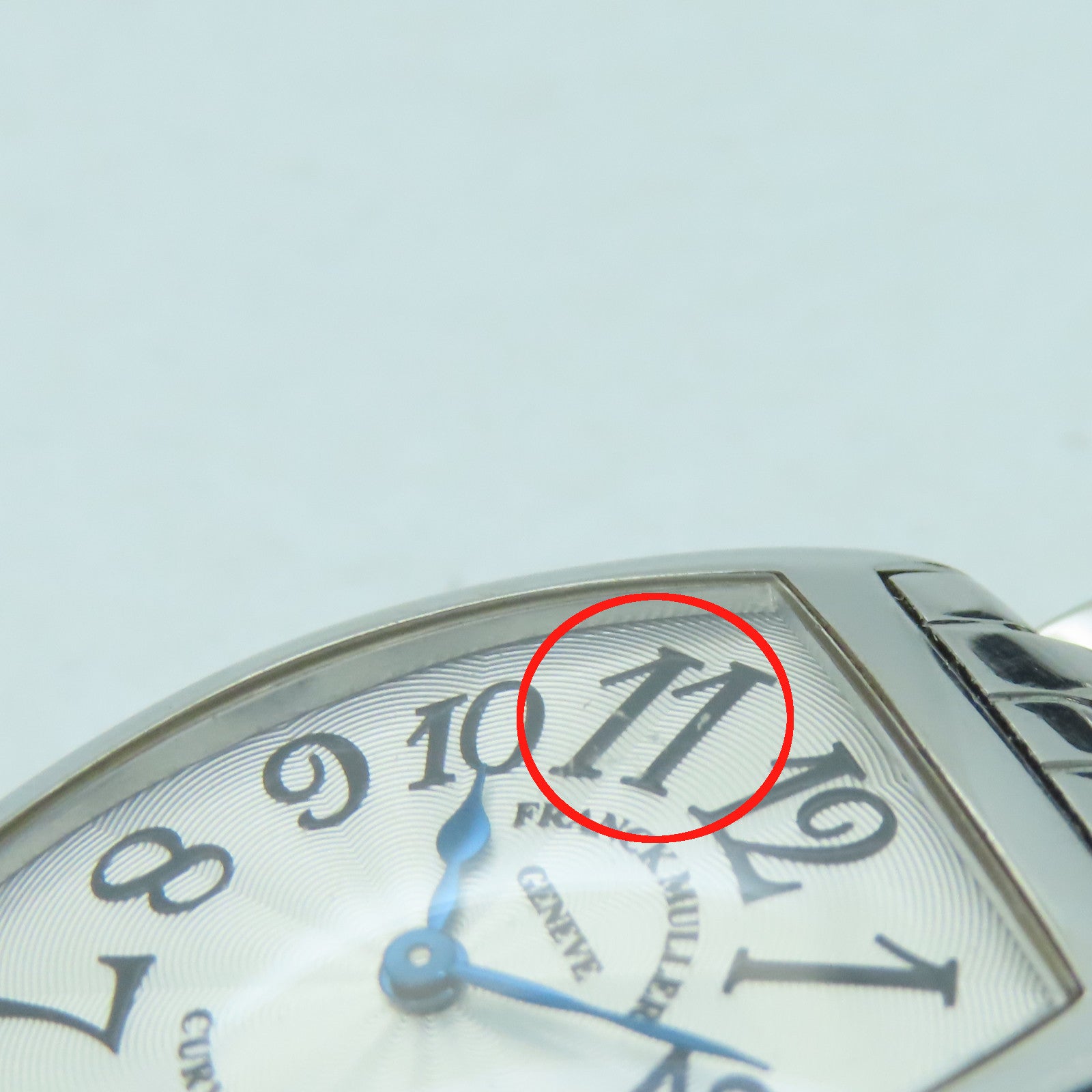 FRANCK MULLER Cintree Curvex不鏽鋼手錶石英機芯白色