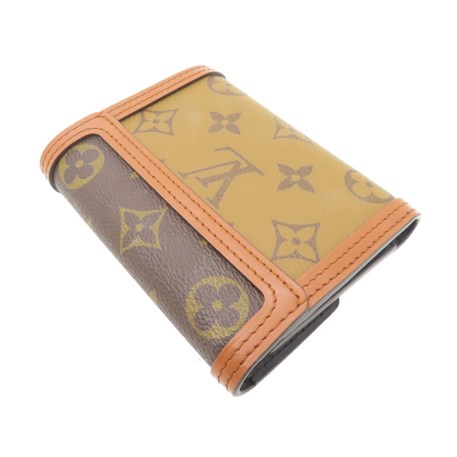 LOUIS VUITTON Monogram Dauphine Wallet金扣錢包啡色