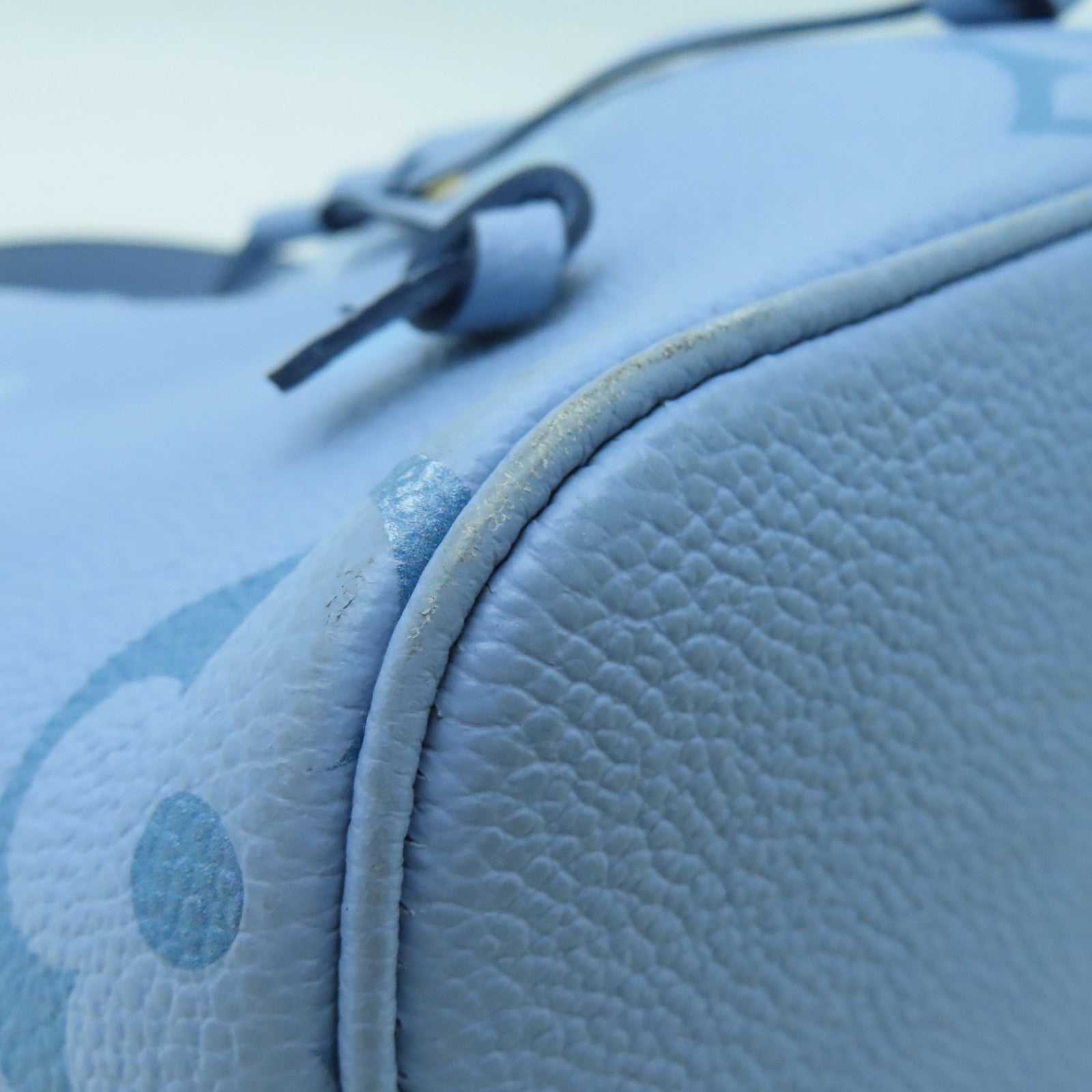 LOUIS VUITTON Monogram Neonoe BB 2 way Shoulder金扣手挽肩背兩用袋藍色