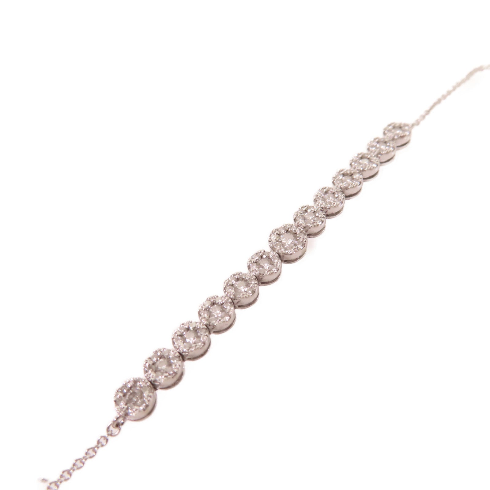 JEWELRY 18K白金/0.70ct鑽石Diamond Bracelet手鏈
