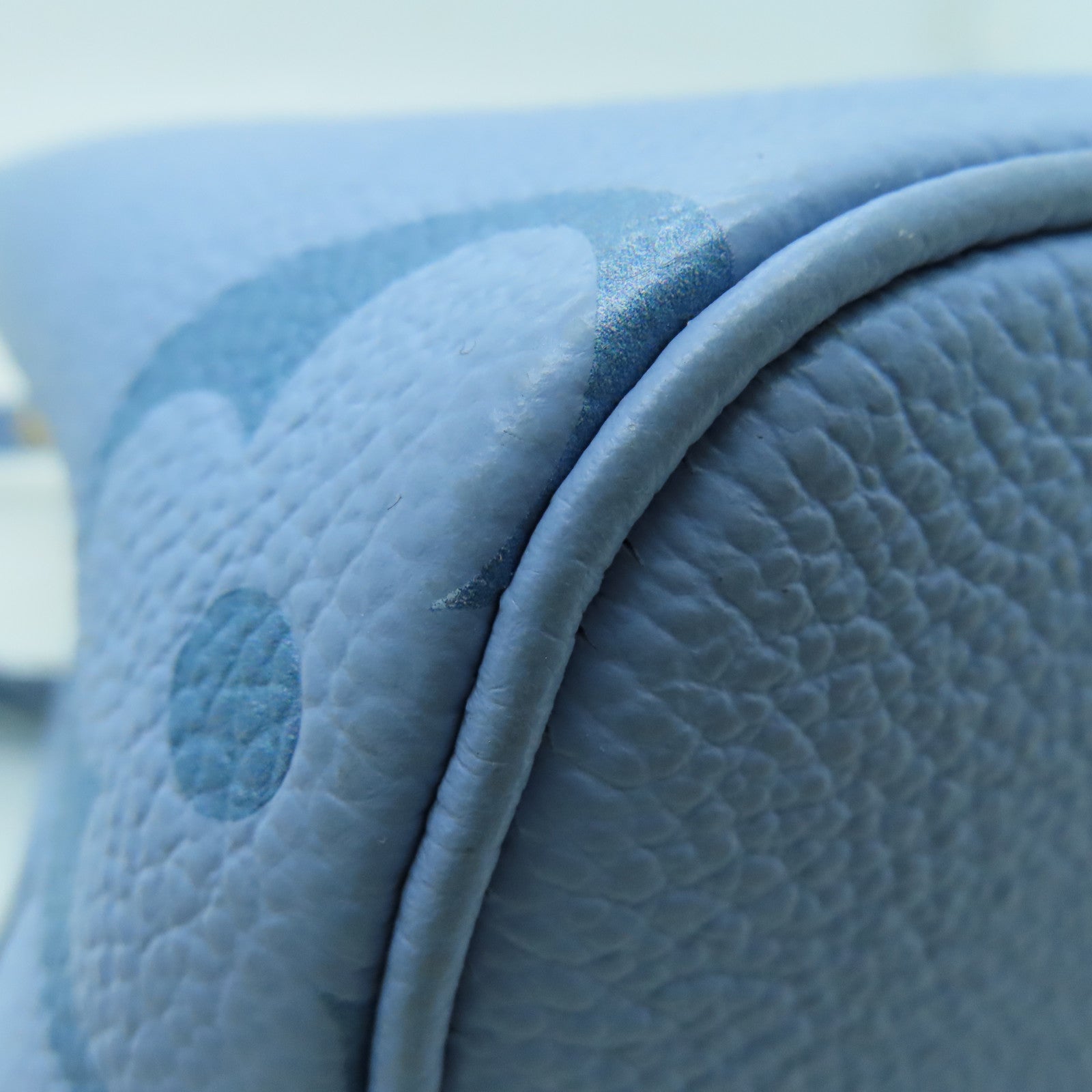 LOUIS VUITTON Monogram Neonoe BB 2 way Shoulder金扣手挽肩背兩用袋藍色
