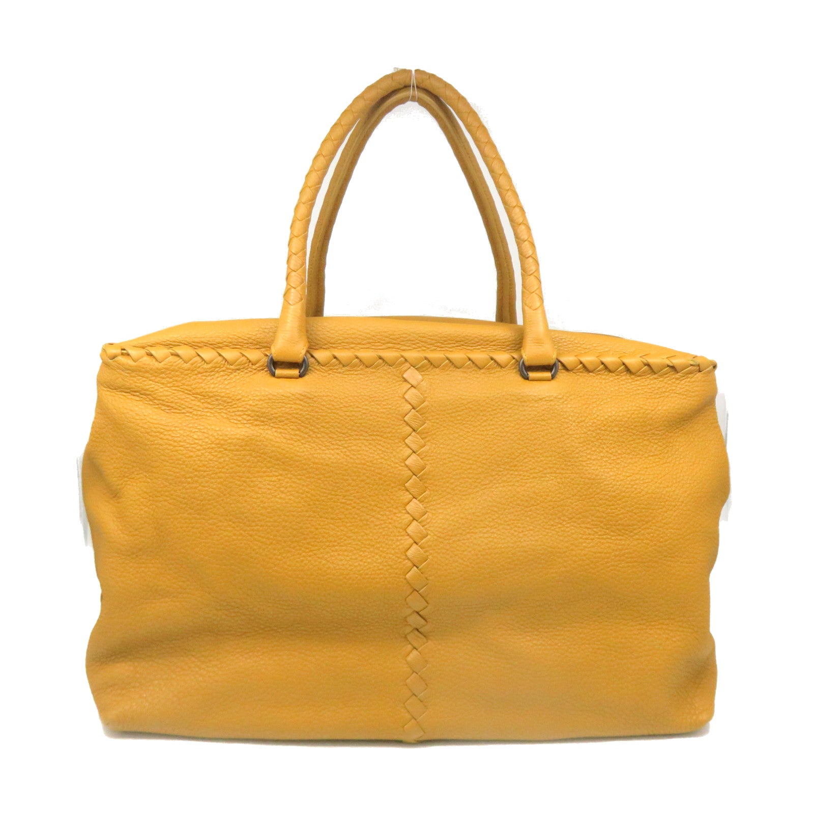 BOTTEGA VENETA 牛皮皮革Tote Bag手挽袋黃色