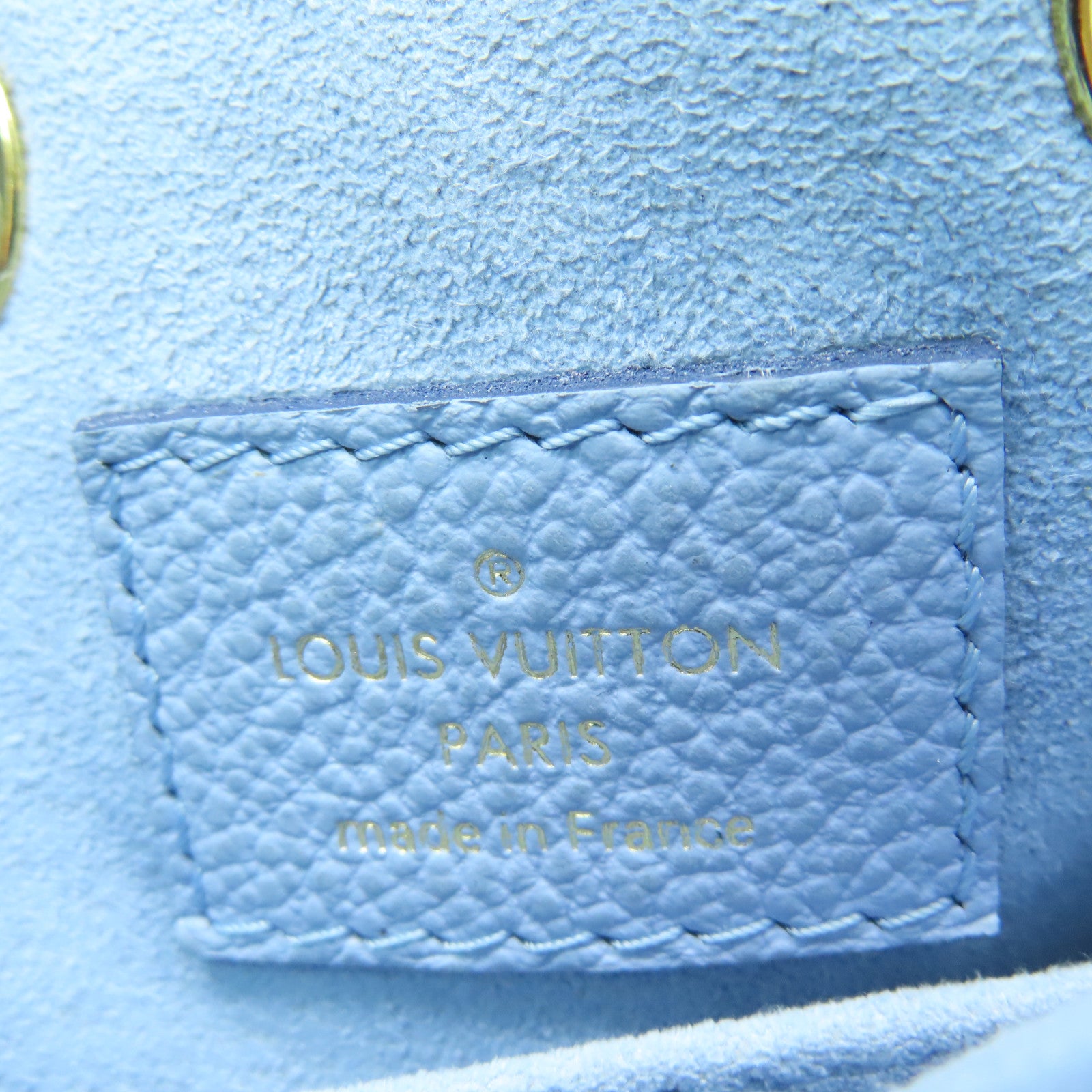 LOUIS VUITTON Monogram Neonoe BB 2 way Shoulder金扣手挽肩背兩用袋藍色