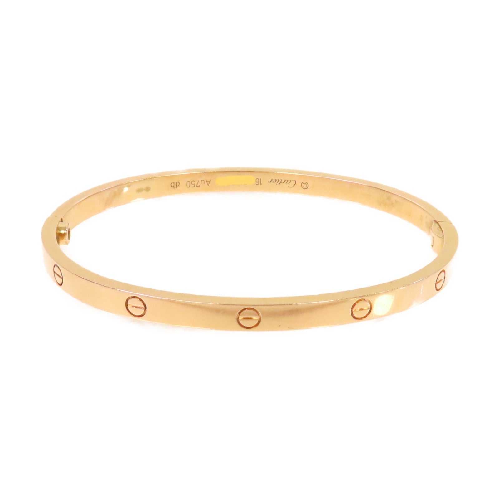 CARTIER 18K玫瑰金Love Bracelet Small Model手鏈#16