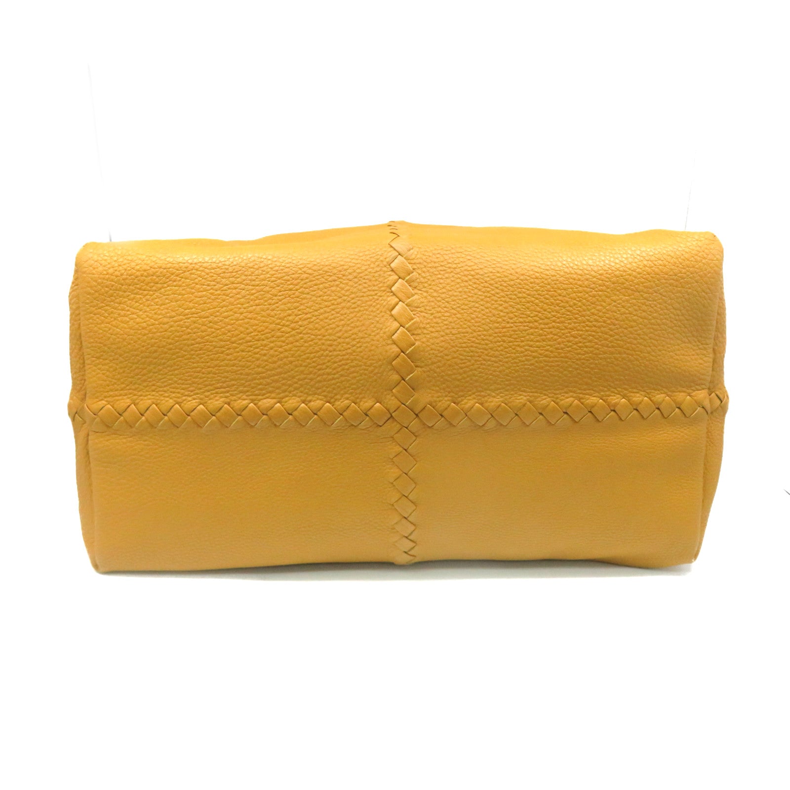 BOTTEGA VENETA 牛皮皮革Tote Bag手挽袋黃色