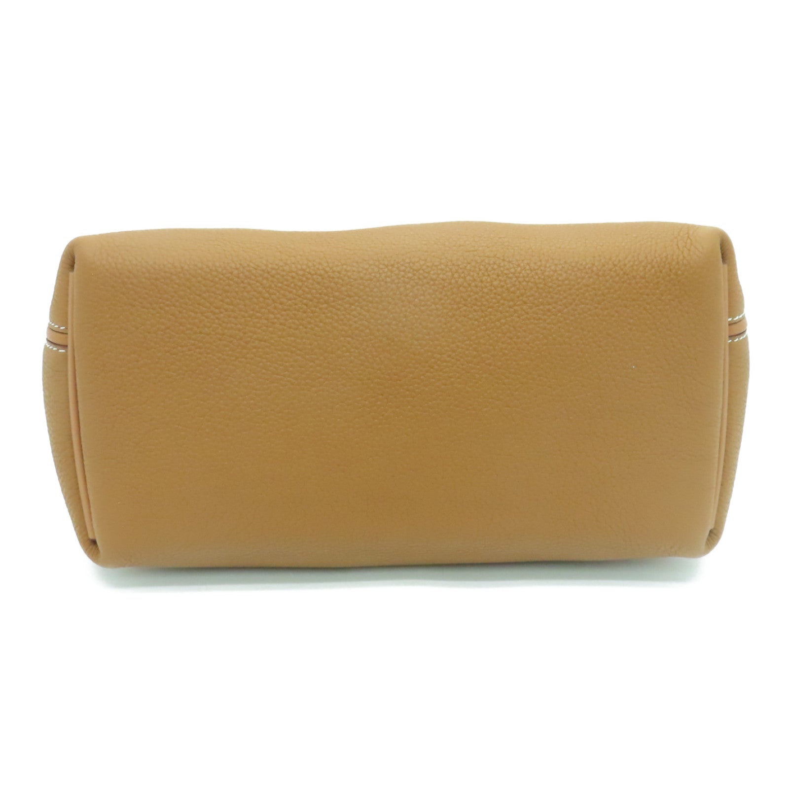 HERMES Togo皮革24/24 29CM銀扣手挽肩背兩用袋Gold啡色