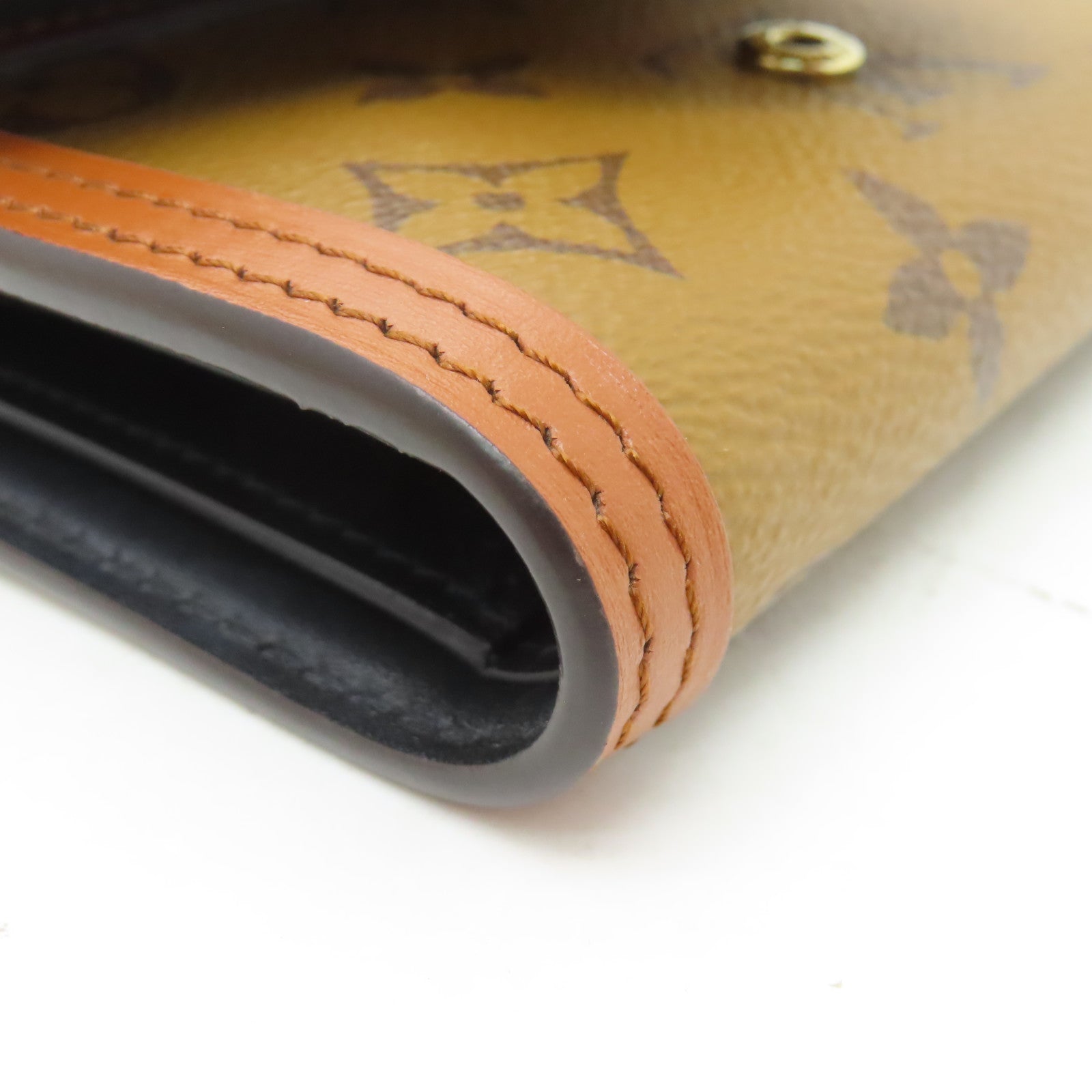 LOUIS VUITTON Monogram Dauphine Wallet金扣錢包啡色