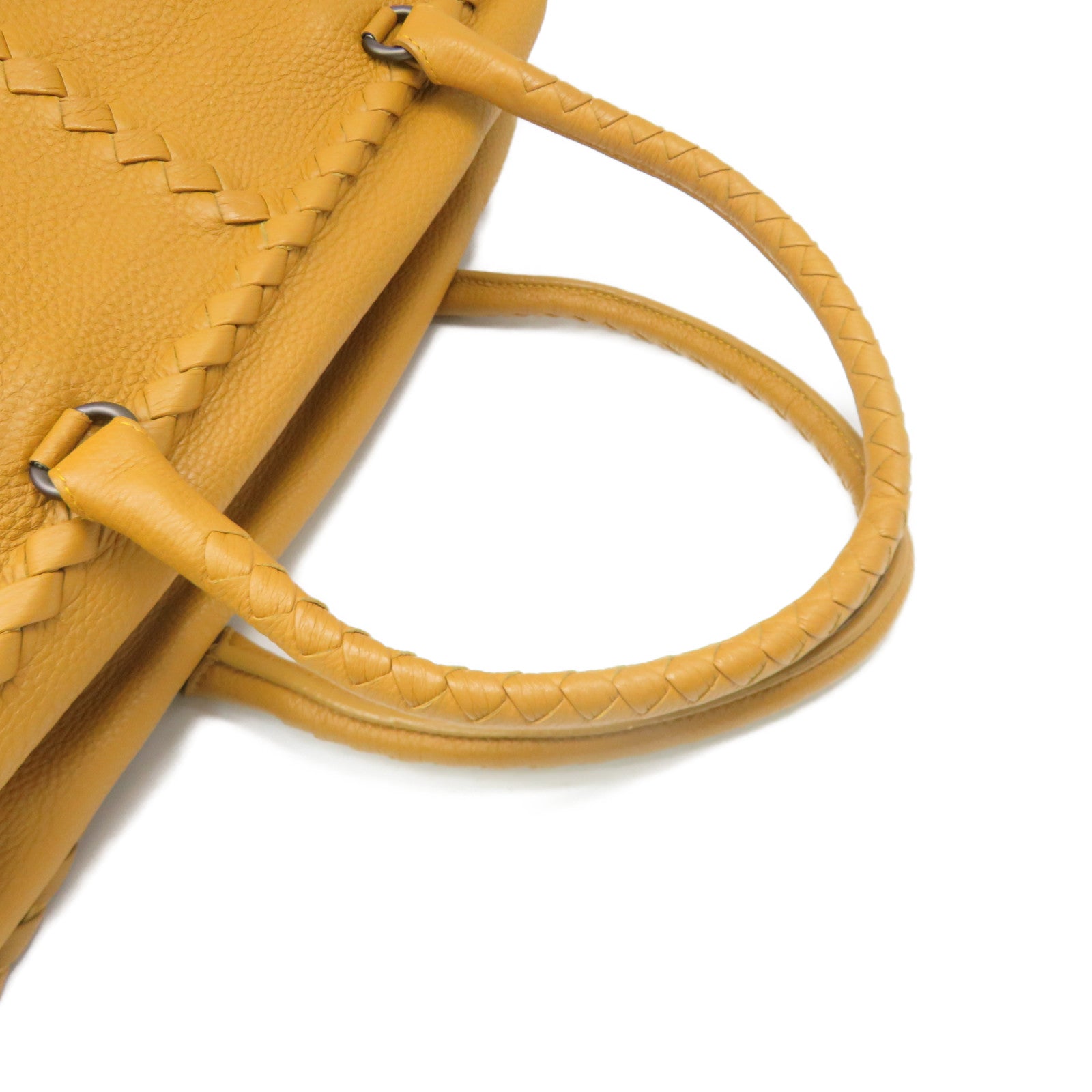 BOTTEGA VENETA 牛皮皮革Tote Bag手挽袋黃色