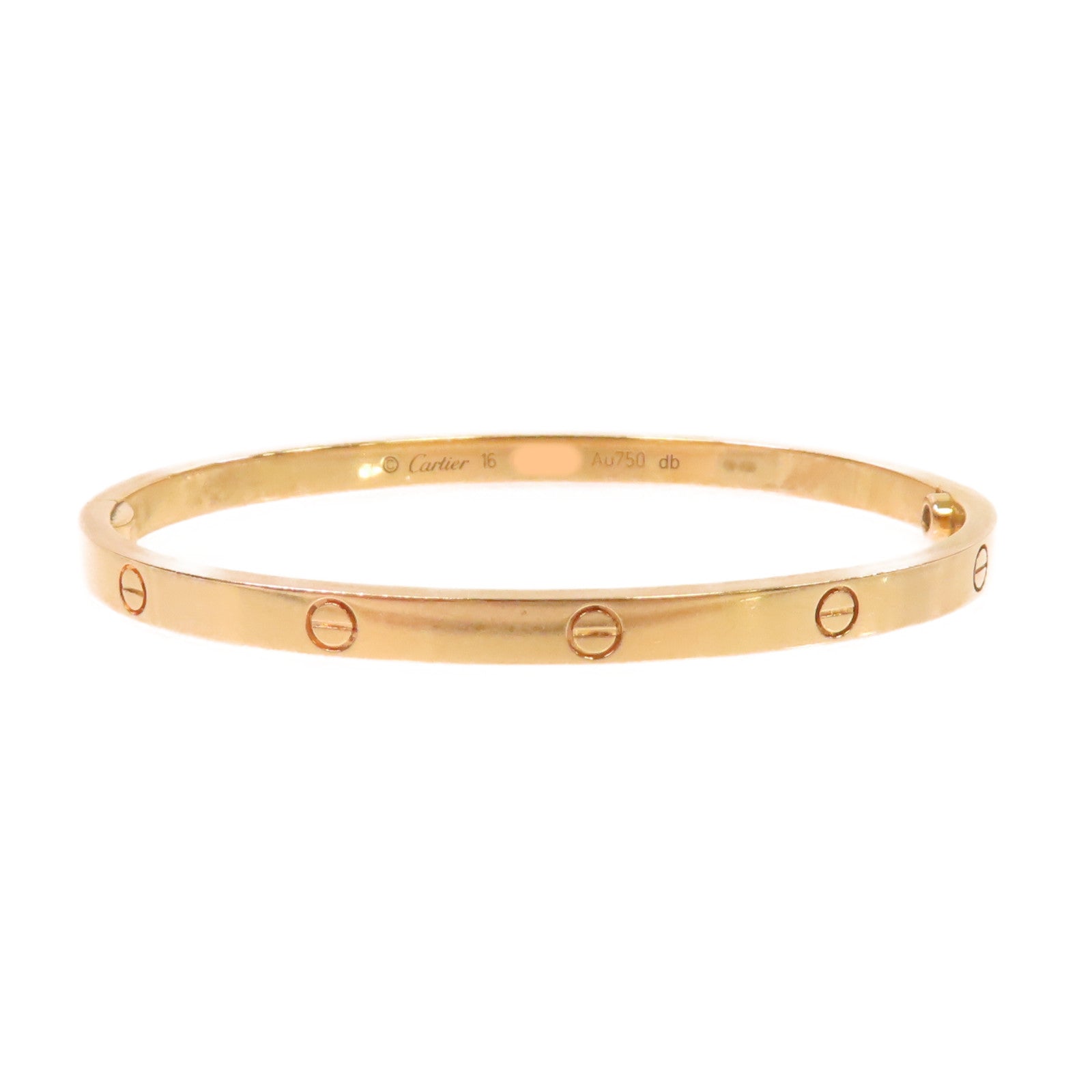 CARTIER 18K玫瑰金Love Bracelet Small Model手鏈#16