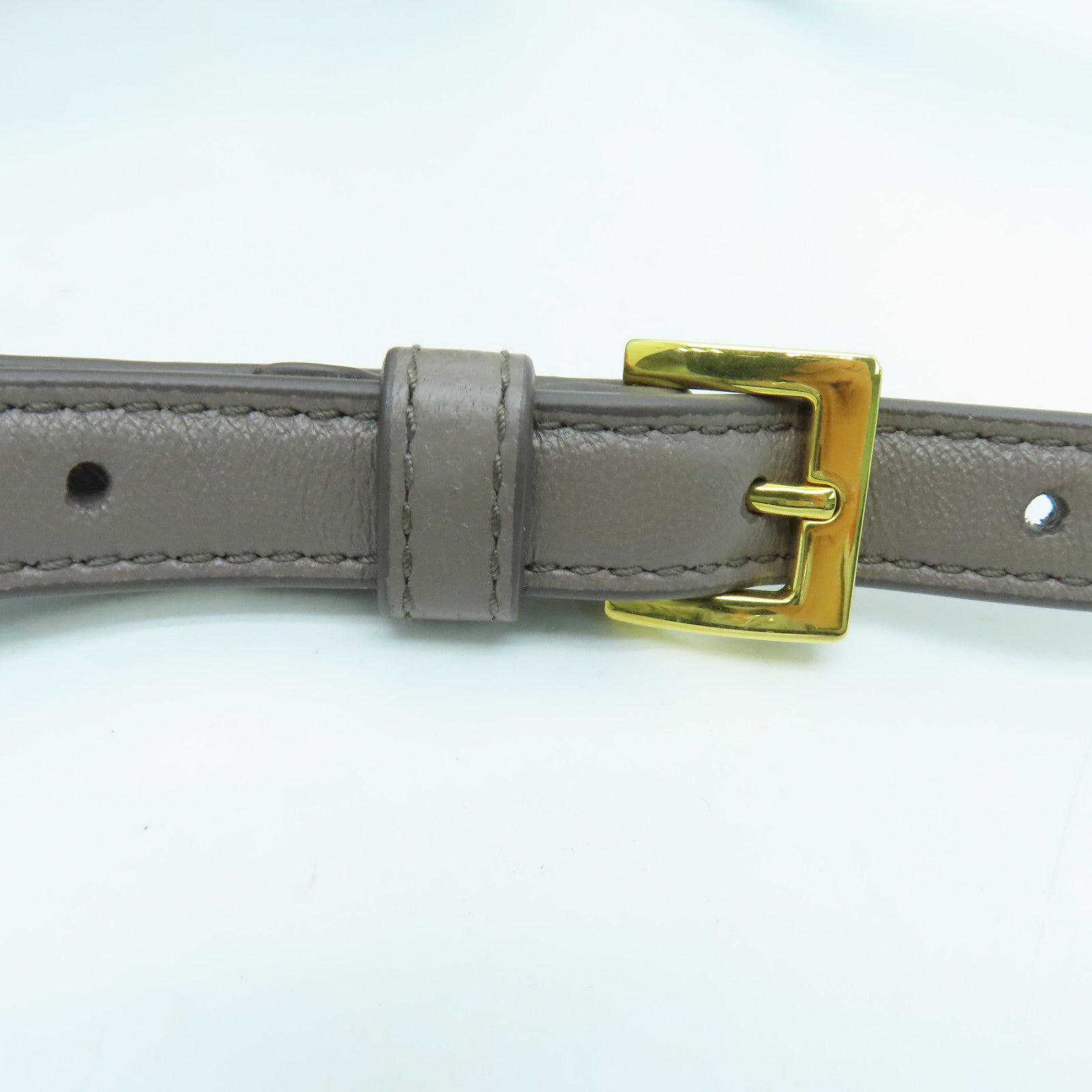 Miu Miu 羊皮皮革2 Way Shoulder Bag两用手挽肩背袋灰色
