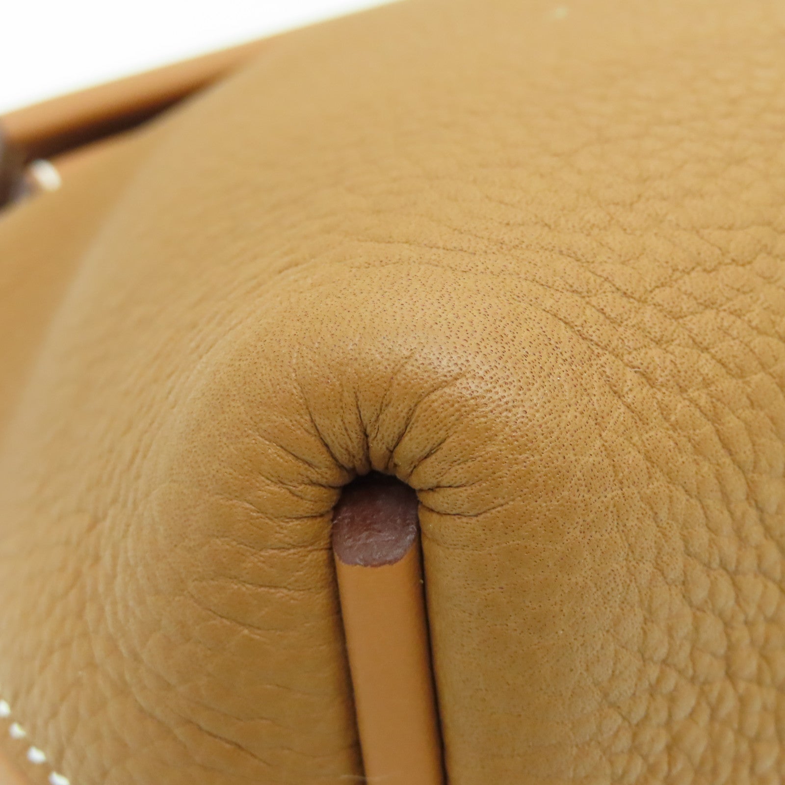 HERMES Togo皮革24/24 29CM銀扣手挽肩背兩用袋Gold啡色