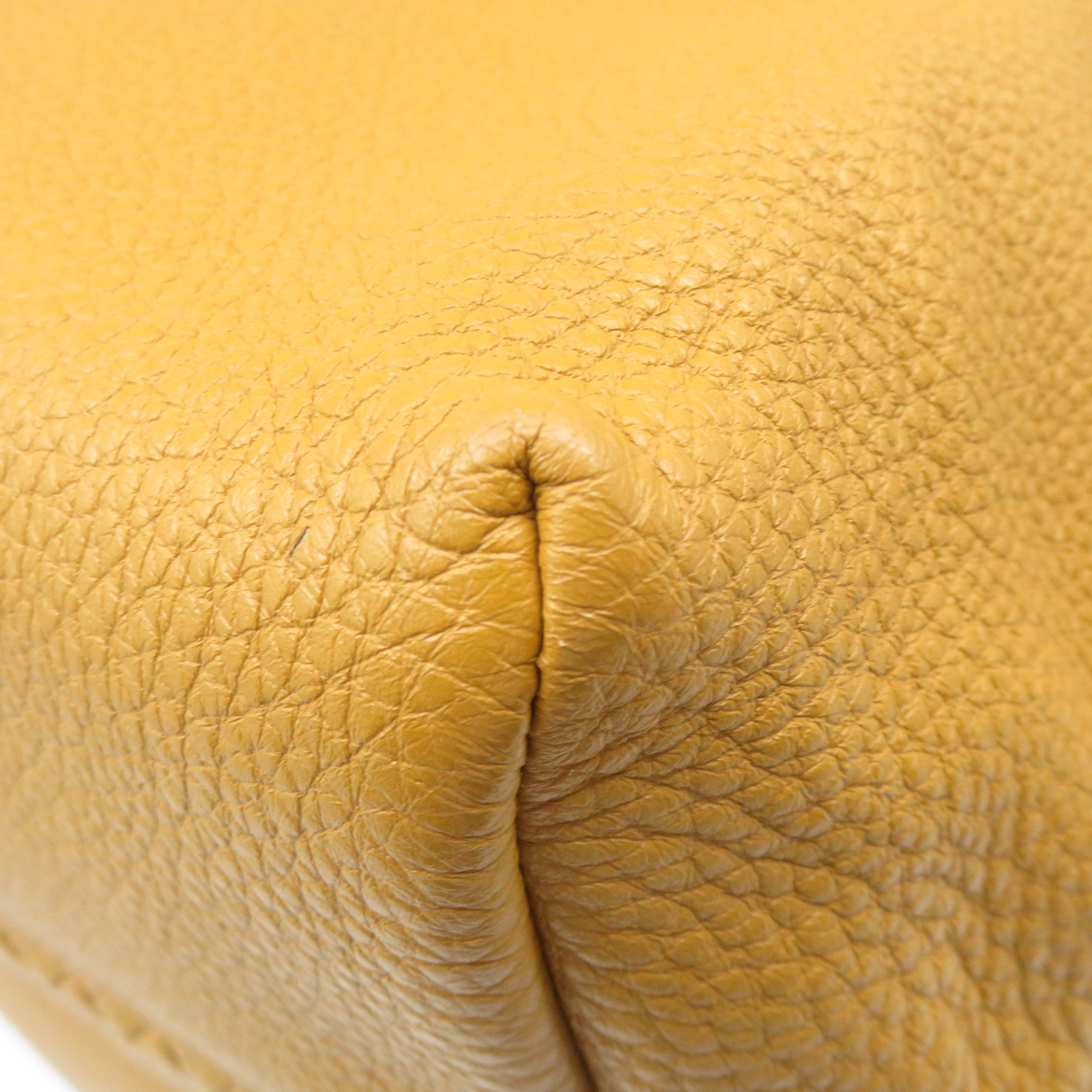 BOTTEGA VENETA 牛皮皮革Tote Bag手挽袋黃色