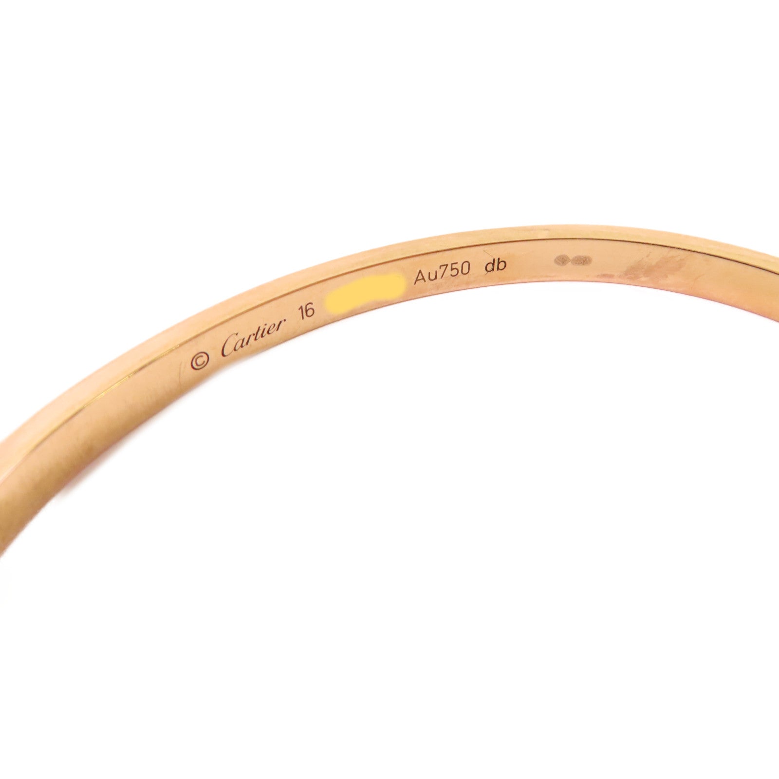 CARTIER 18K玫瑰金Love Bracelet Small Model手鏈#16