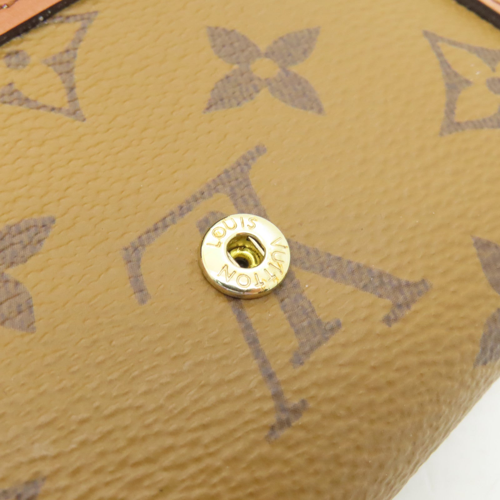 LOUIS VUITTON Monogram Dauphine Wallet金扣錢包啡色