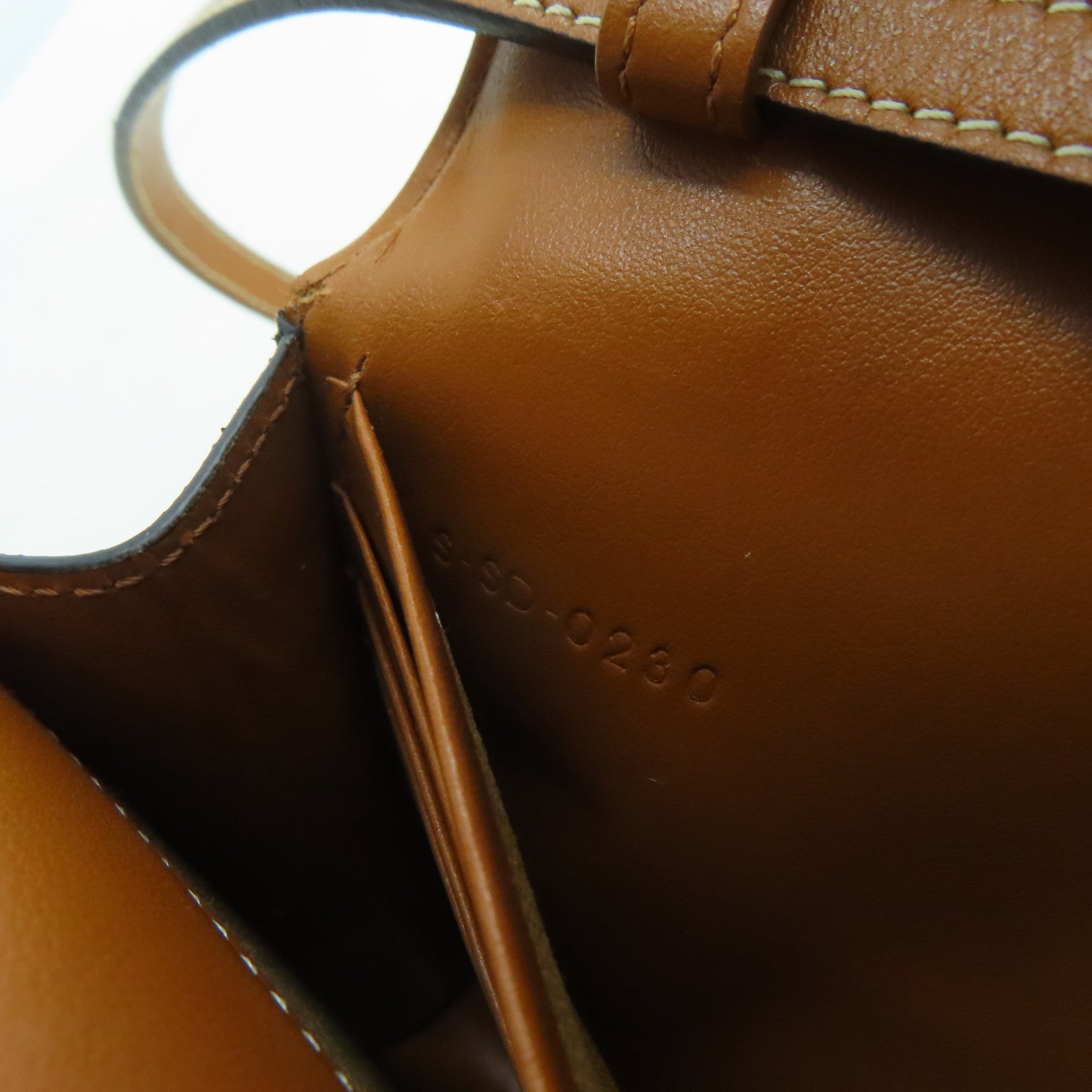 CELINE 塗層帆布Wallet On Strap金扣肩背袋啡色