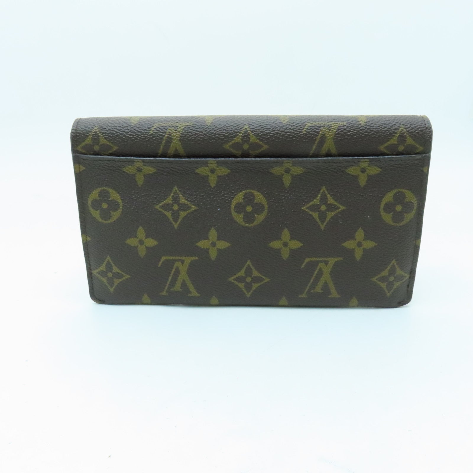 LOUIS VUITTON 【激減優惠】Monogram Jeanne Wallet金扣長錢包啡色