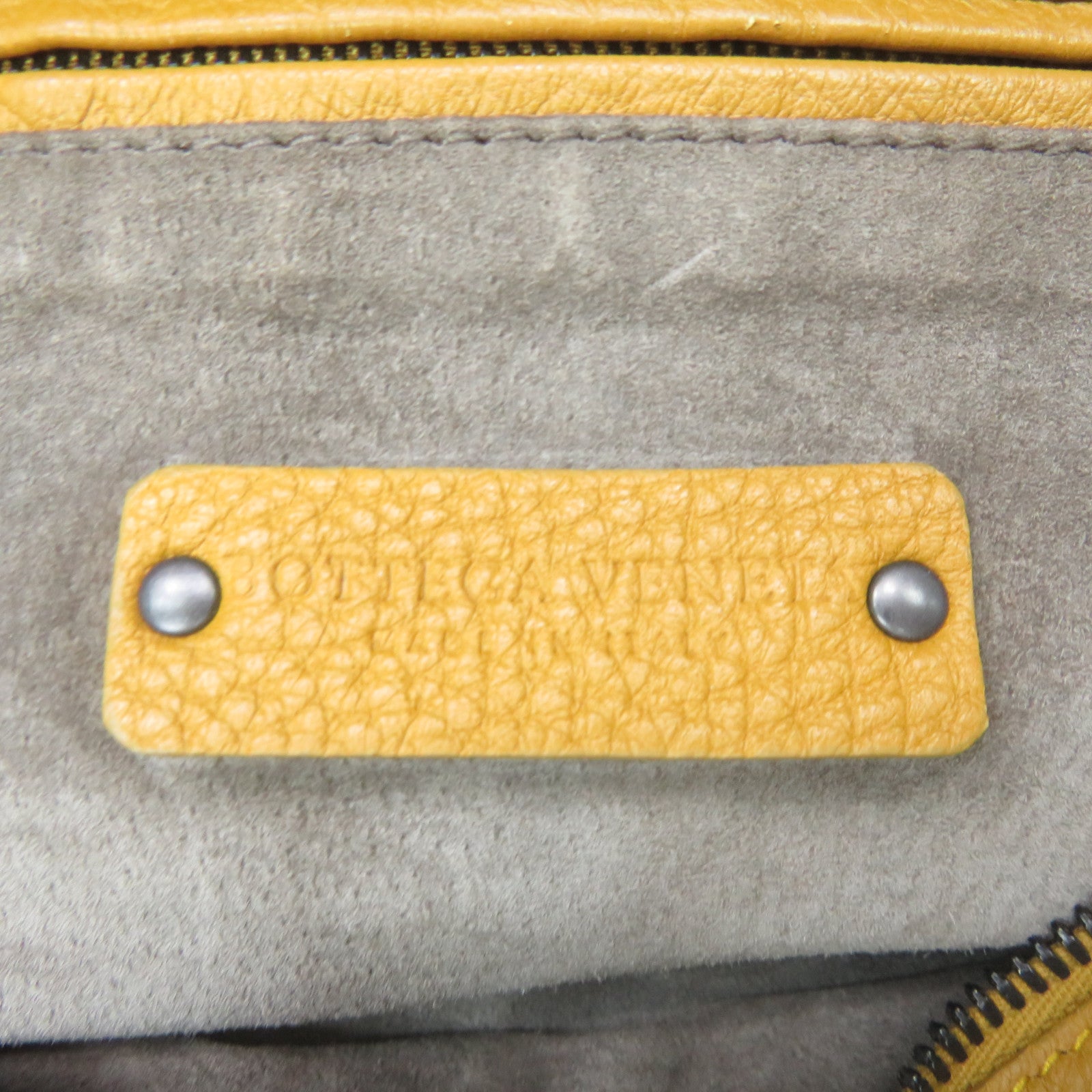 BOTTEGA VENETA 牛皮皮革Tote Bag手挽袋黃色
