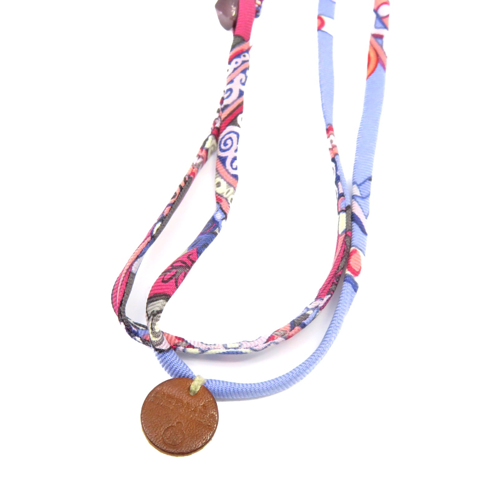 HERMES [Sharp Discount] Scarf Charm Necklace Necklace / Ornament Color