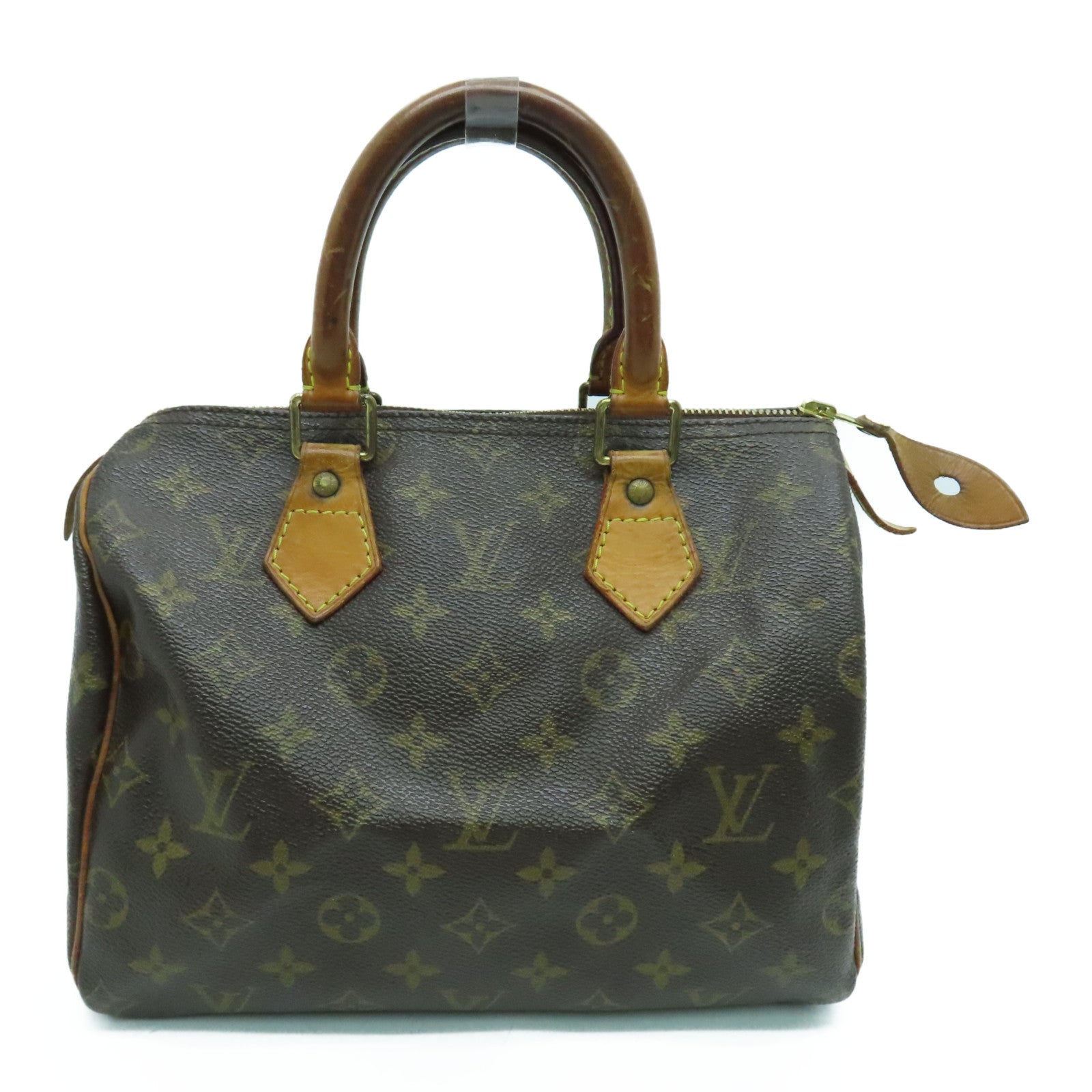 LOUIS VUITTON Monogram Speedy 25金扣手挽袋啡色