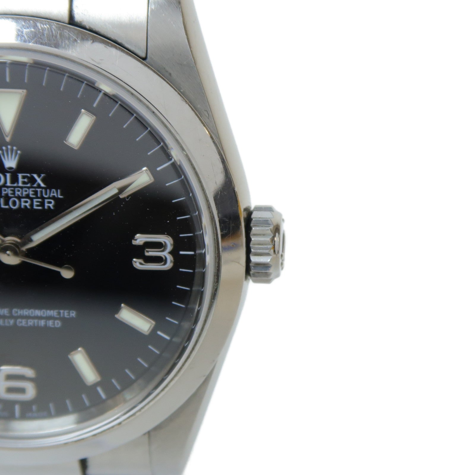 ROLEX Explorer不鏽鋼手錶自動機芯黑色