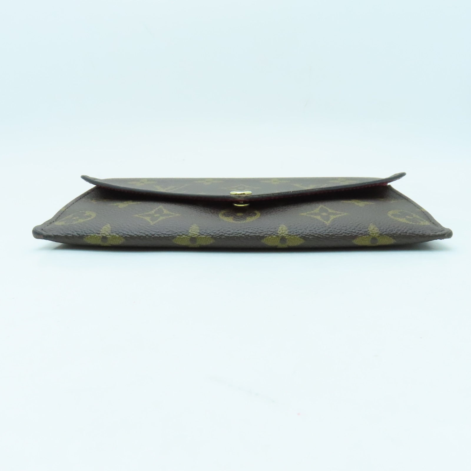 LOUIS VUITTON 【激減優惠】Monogram Jeanne Wallet金扣長錢包啡色
