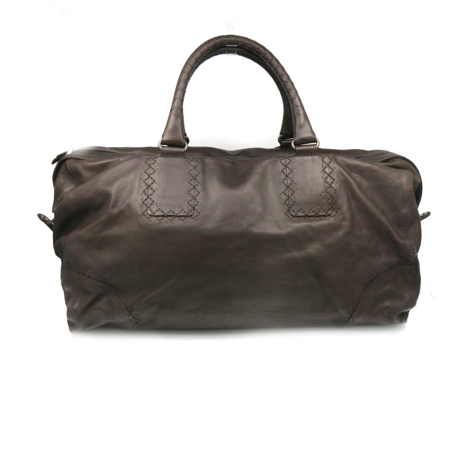 BOTTEGA VENETA 牛皮皮革2Way Shoulder Bag手挽肩背兩用袋啡色