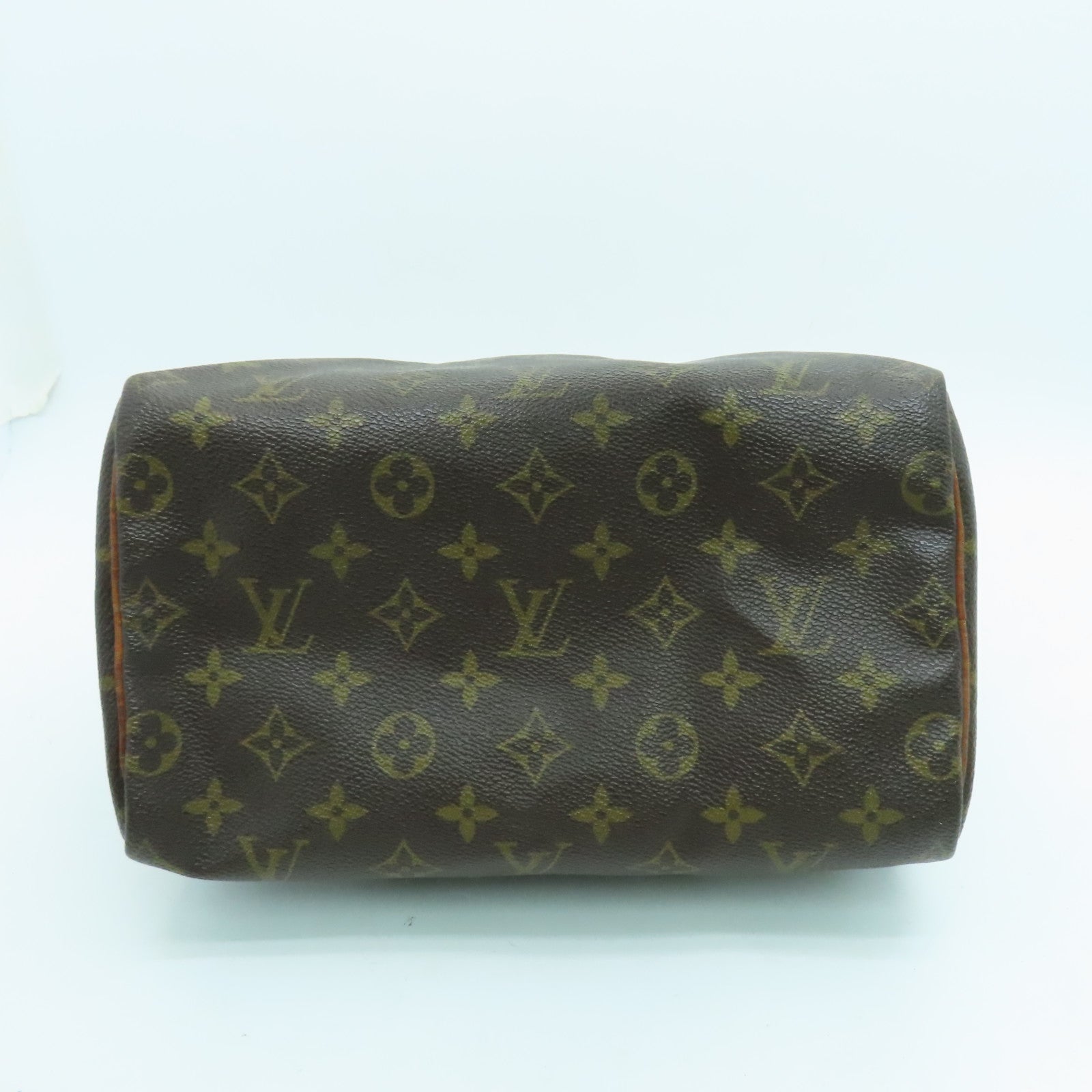 LOUIS VUITTON Monogram Speedy 25金扣手挽袋啡色