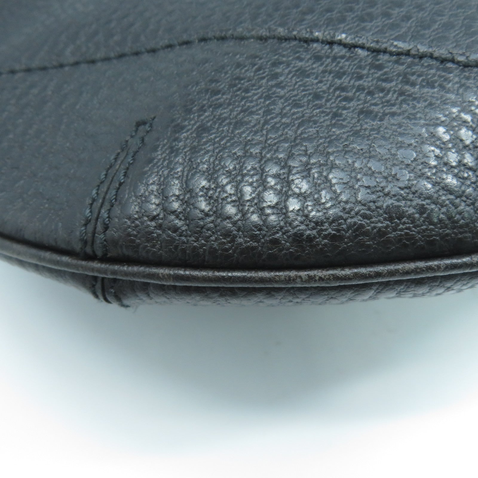 GUCCI 牛皮皮革Shoulder Bag金扣肩背袋黑色