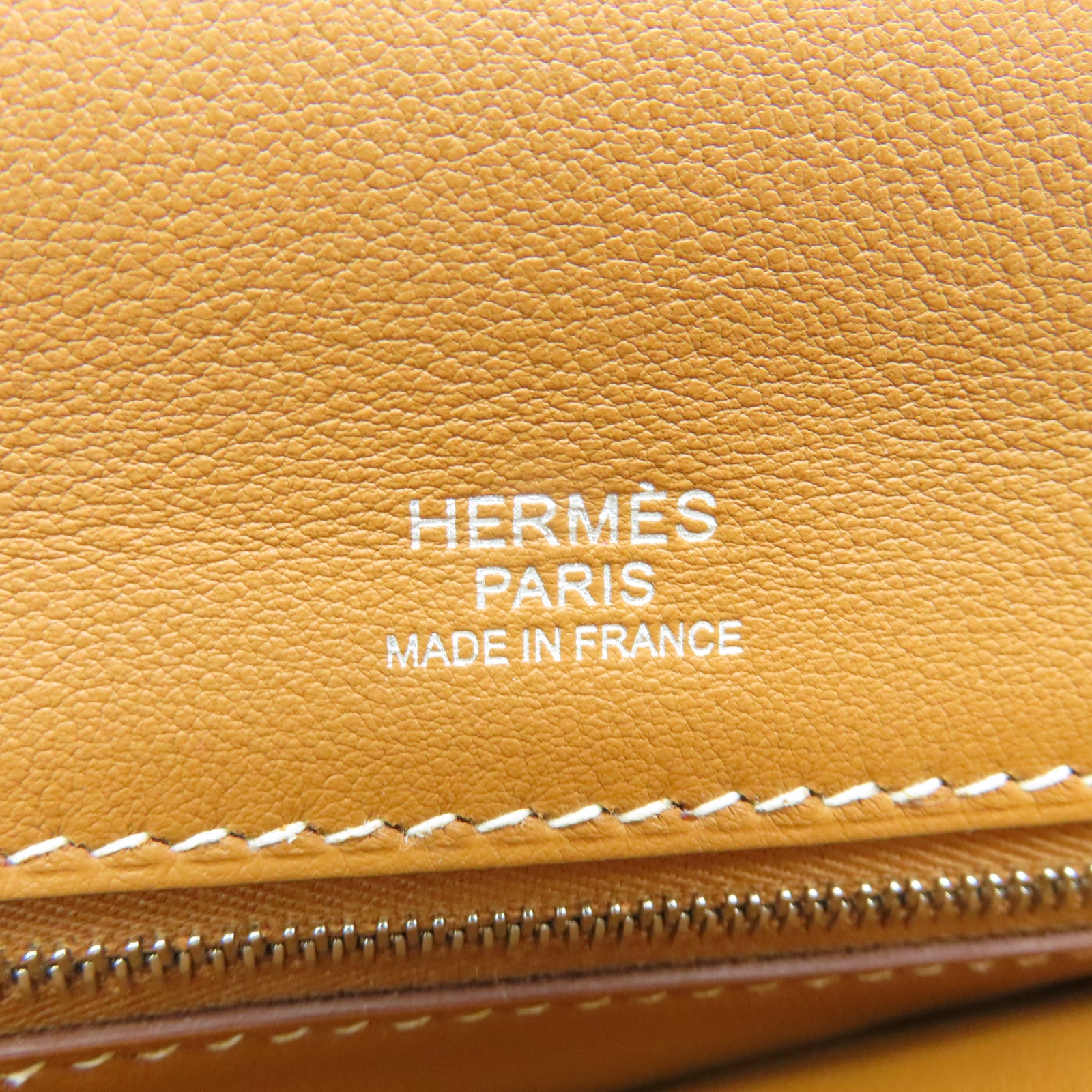 HERMES Togo皮革24/24 29CM銀扣手挽肩背兩用袋Gold啡色