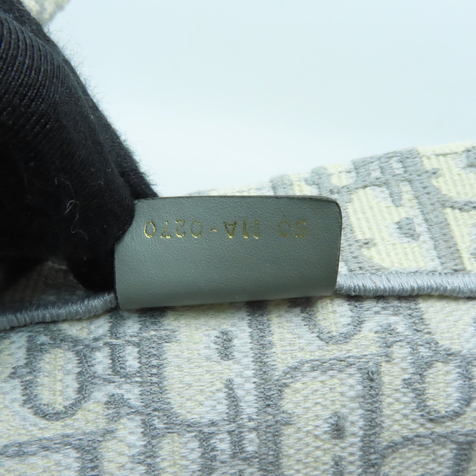 Dior 帆布Medium Book Tote手挽袋白色/灰色