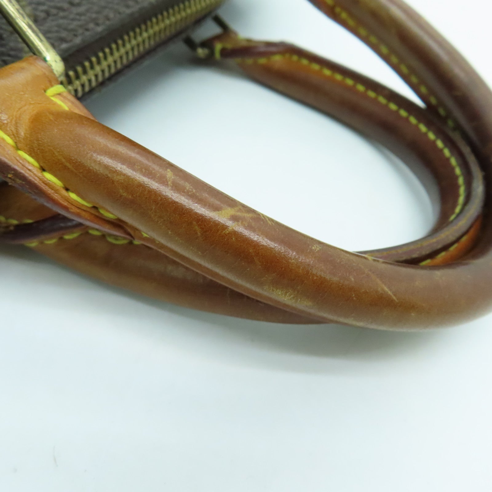 LOUIS VUITTON Monogram Speedy 25金扣手挽袋啡色