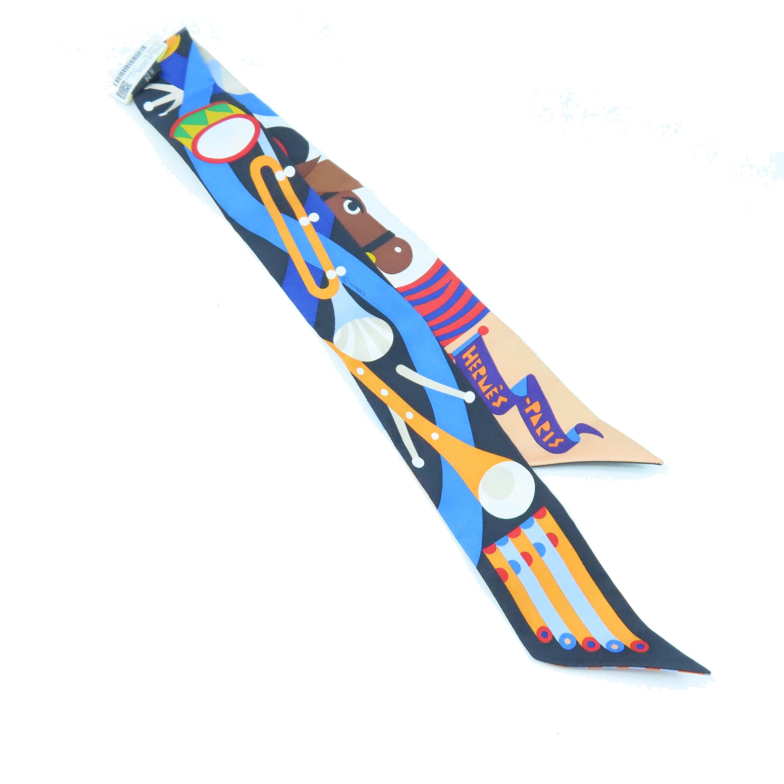 HERMES 絲質Twilly絲巾多色