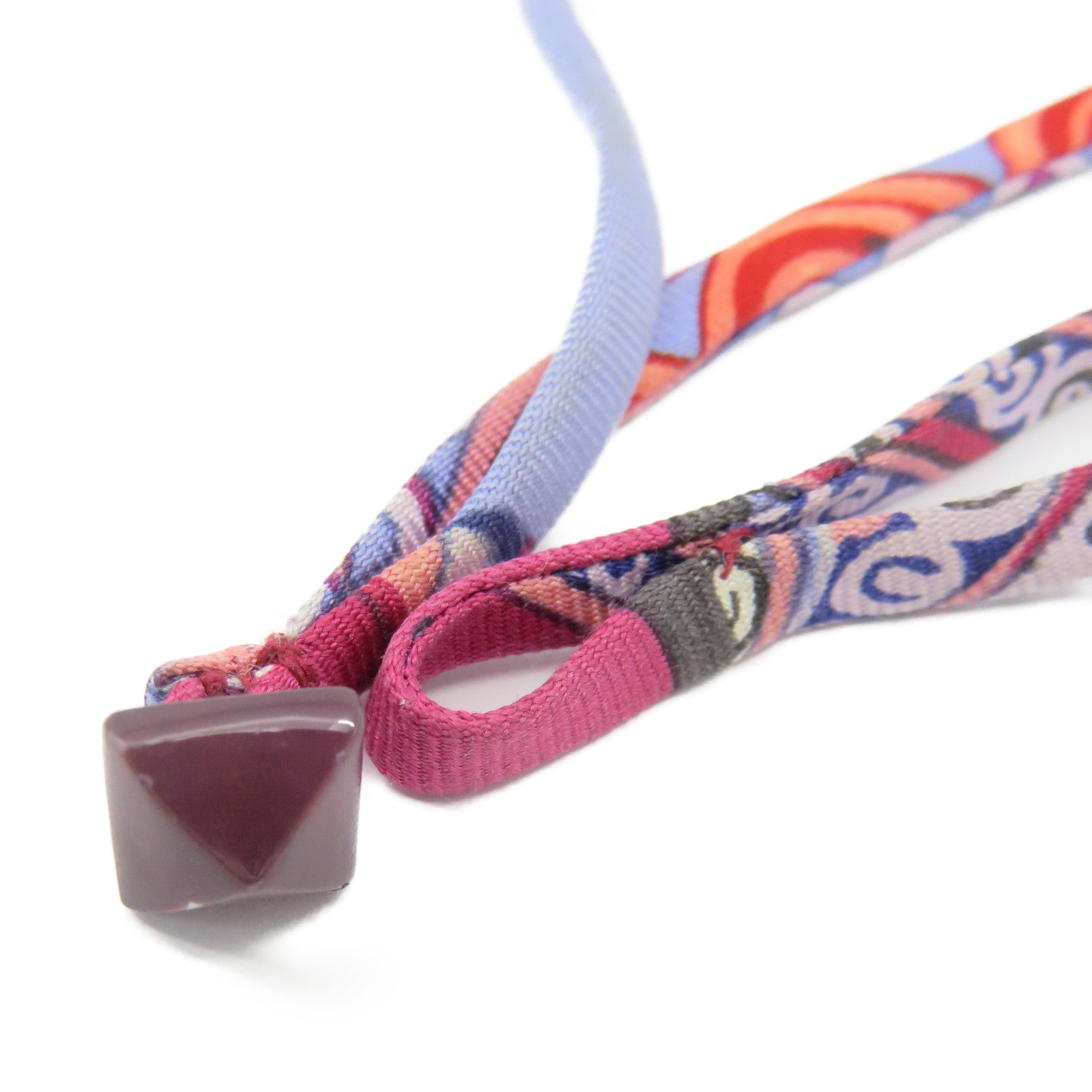 HERMES [Sharp Discount] Scarf Charm Necklace Necklace / Ornament Color