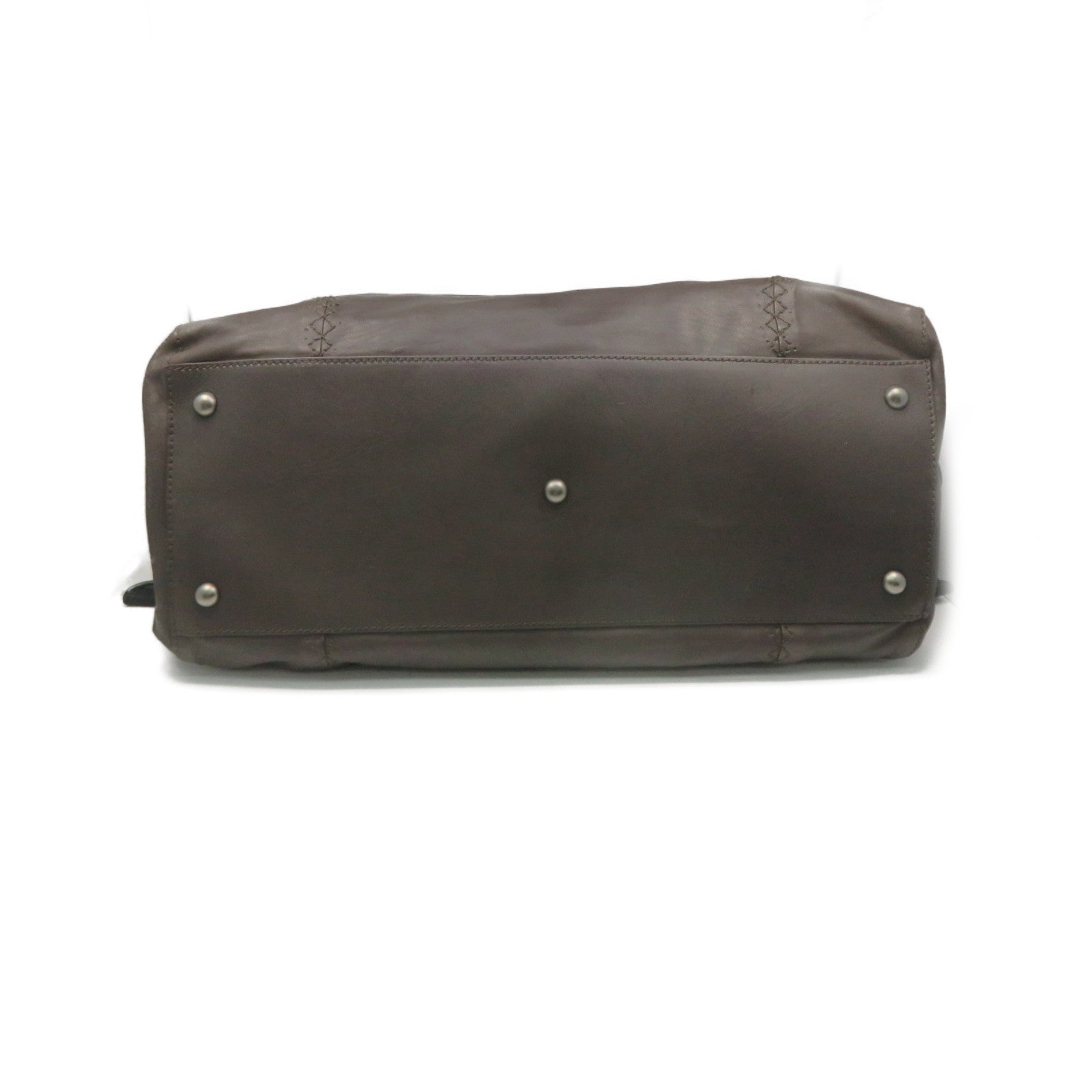 BOTTEGA VENETA 牛皮皮革2Way Shoulder Bag手挽肩背兩用袋啡色