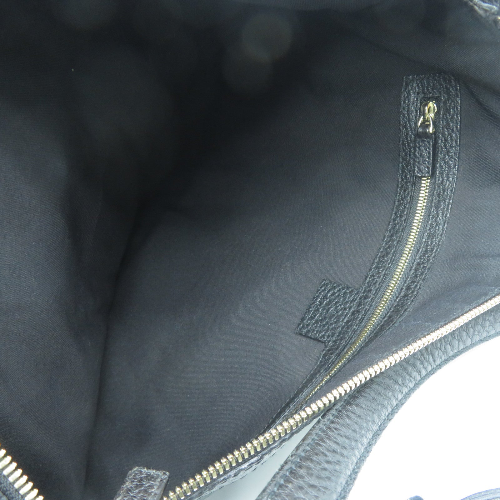 GUCCI 牛皮皮革Shoulder Bag金扣肩背袋黑色