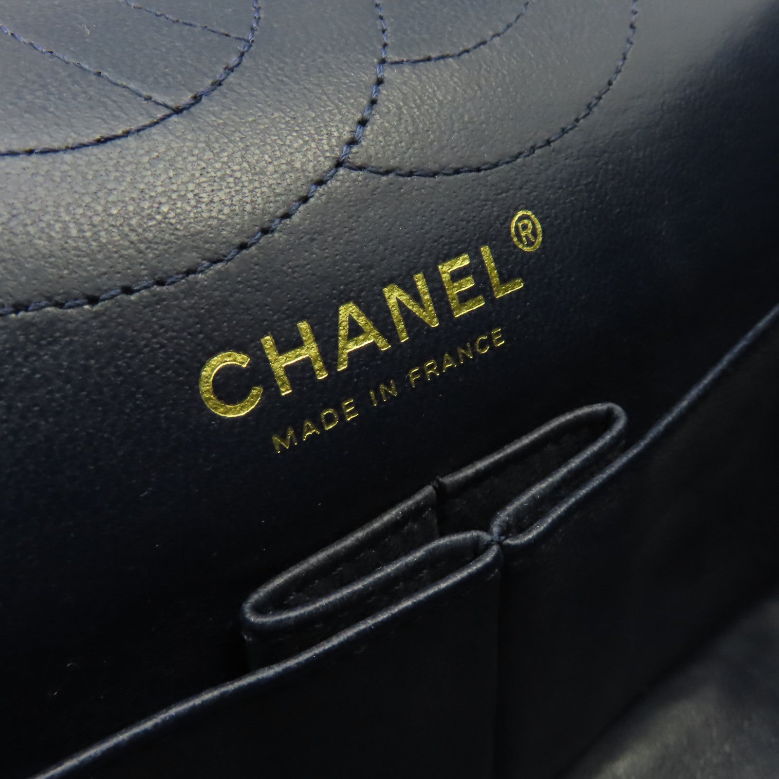 CHANEL 漆皮皮革Chain Shoulder Bag金扣鏈帶肩背袋綠藍色