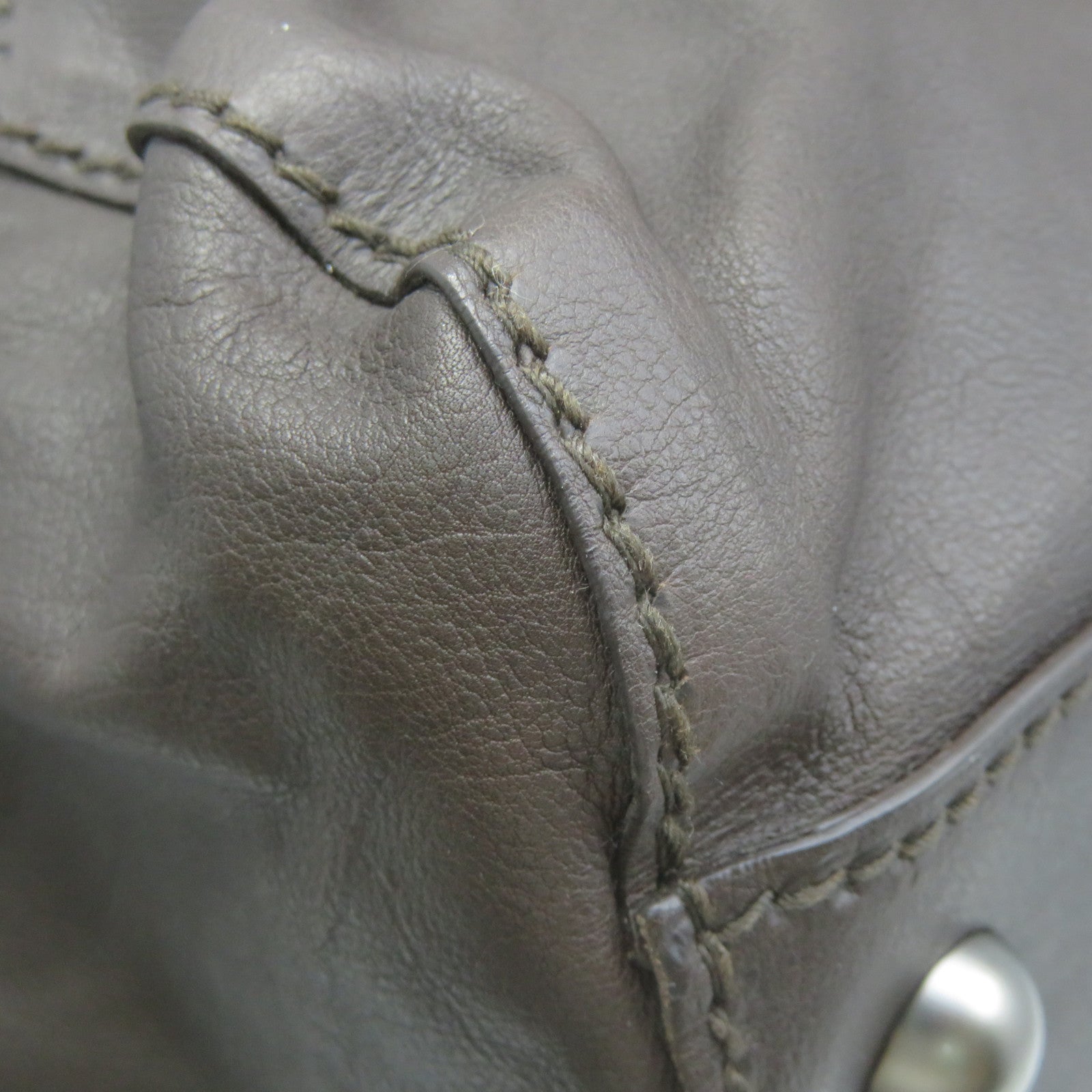 BOTTEGA VENETA 牛皮皮革2Way Shoulder Bag手挽肩背兩用袋啡色