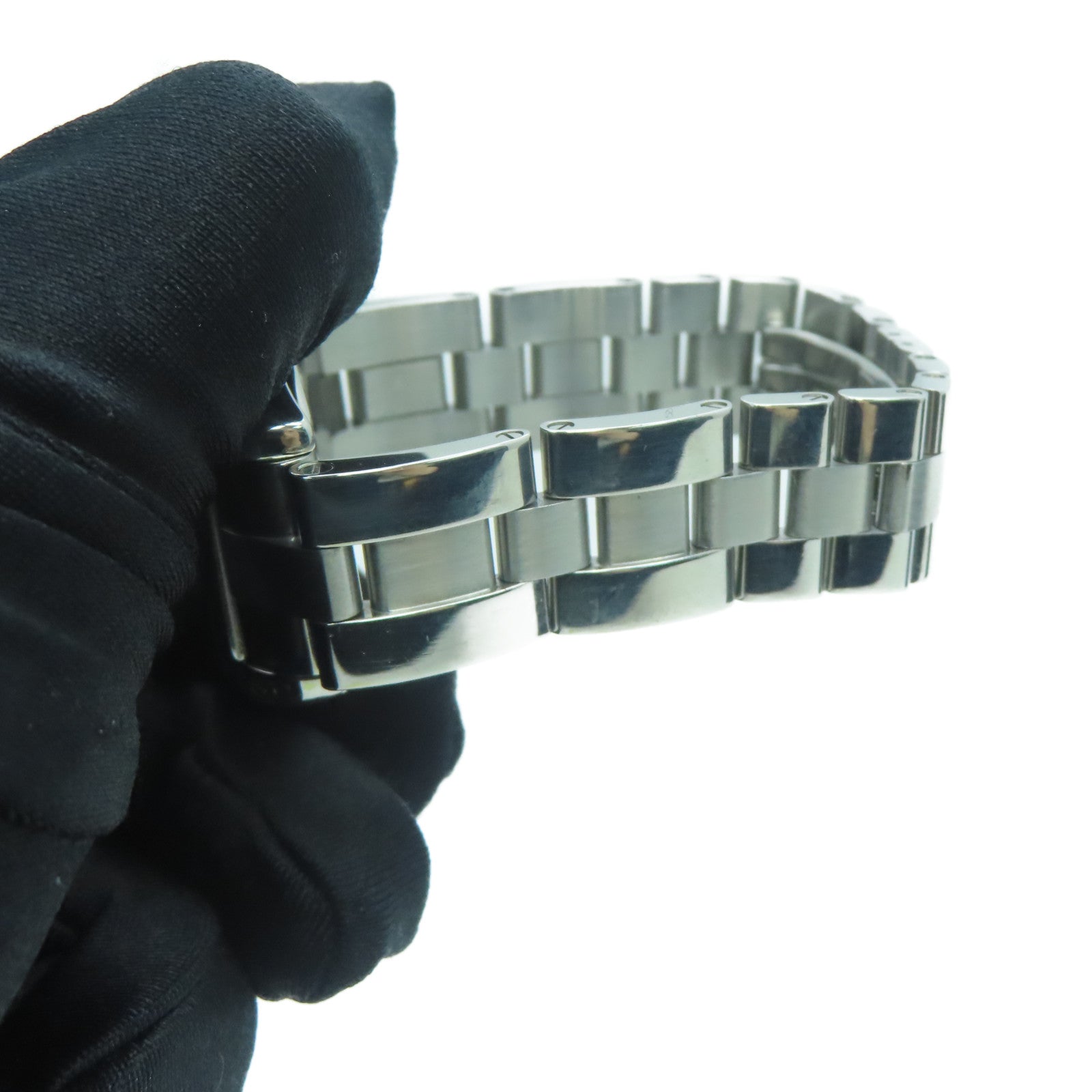 CARTIER Roadster不鏽鋼手錶自動機芯銀色