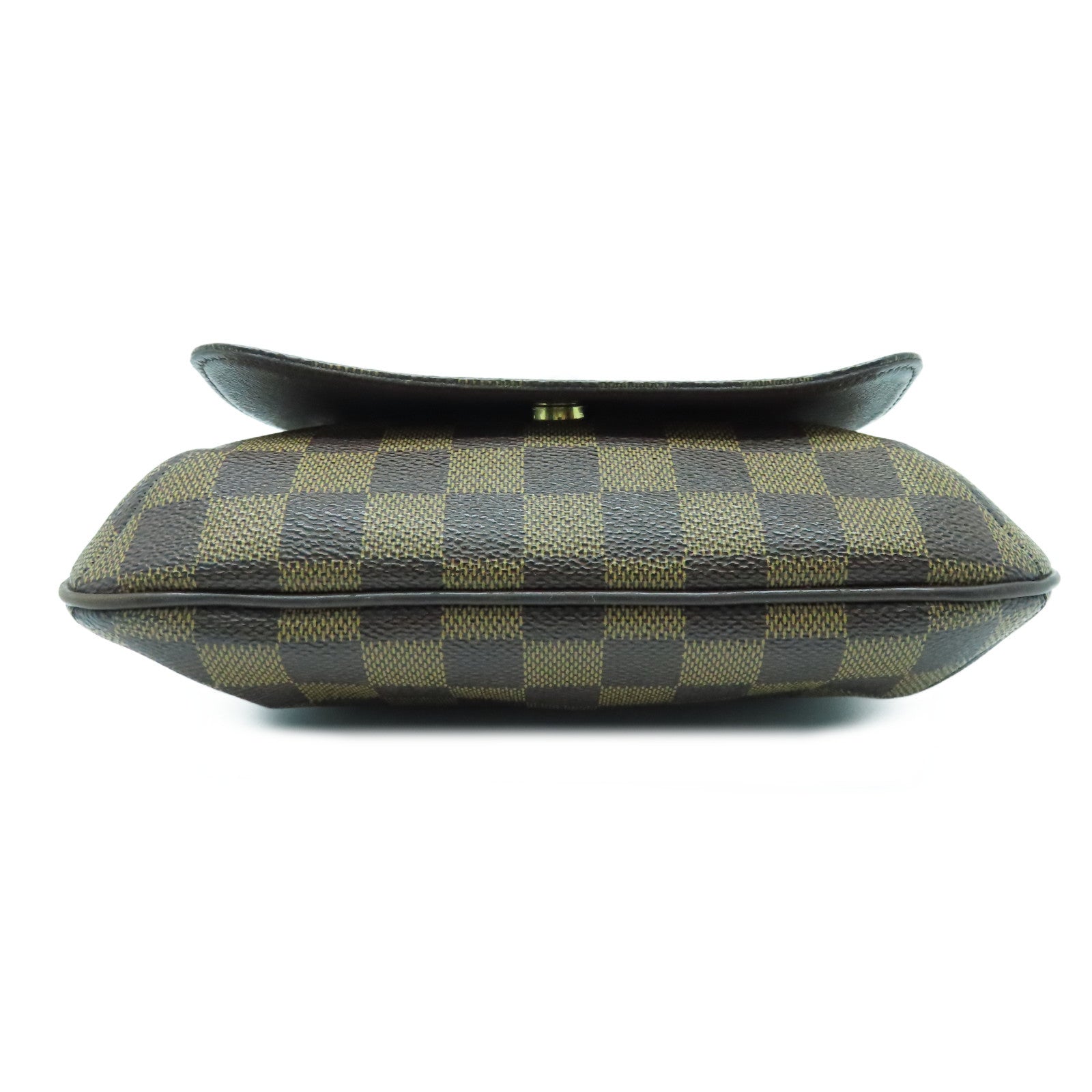 LOUIS VUITTON Damier Musette Salsa金扣肩背袋啡色